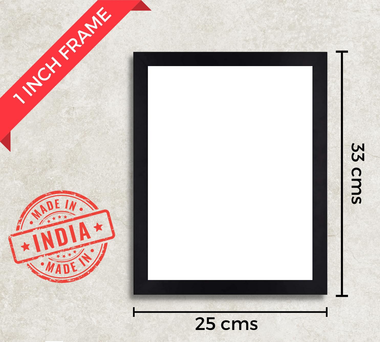 Interio Crafts Old Trafford Manchester United Stadium Quote Framed Poster(Frame Included,13X10 Inch, Black)