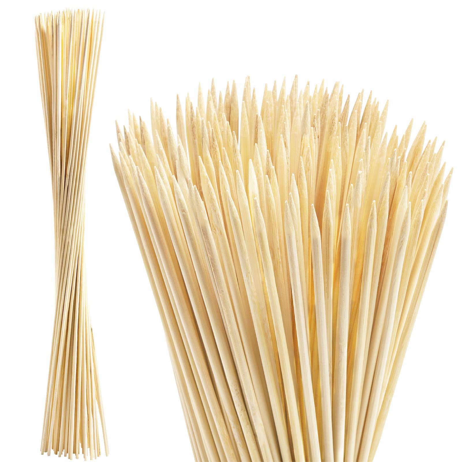 200Pcs Bamboo Marshmallow Roasting Sticks 30 Inch 5Mm Thick Extra Long Bamboo Wooden Skewers Smores Sticks Hot Dog Skewer For Ca