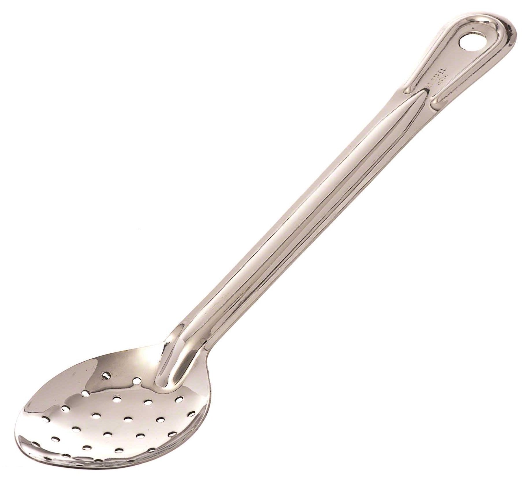 Browne 13'' Heavy Duty Conventional Perforated Serving Spoon
