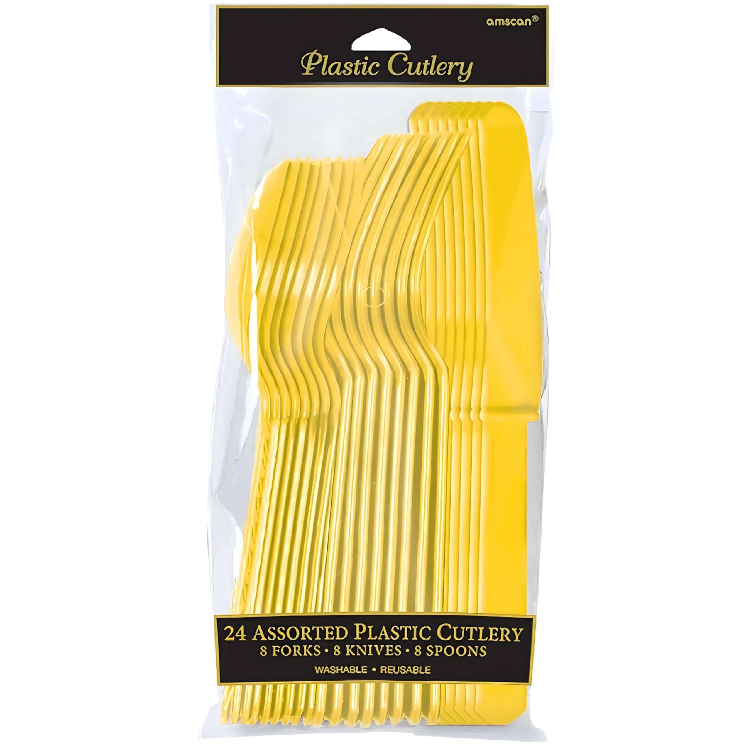 Asst Pl Cutlery - Yellow Sunsh (12/96)