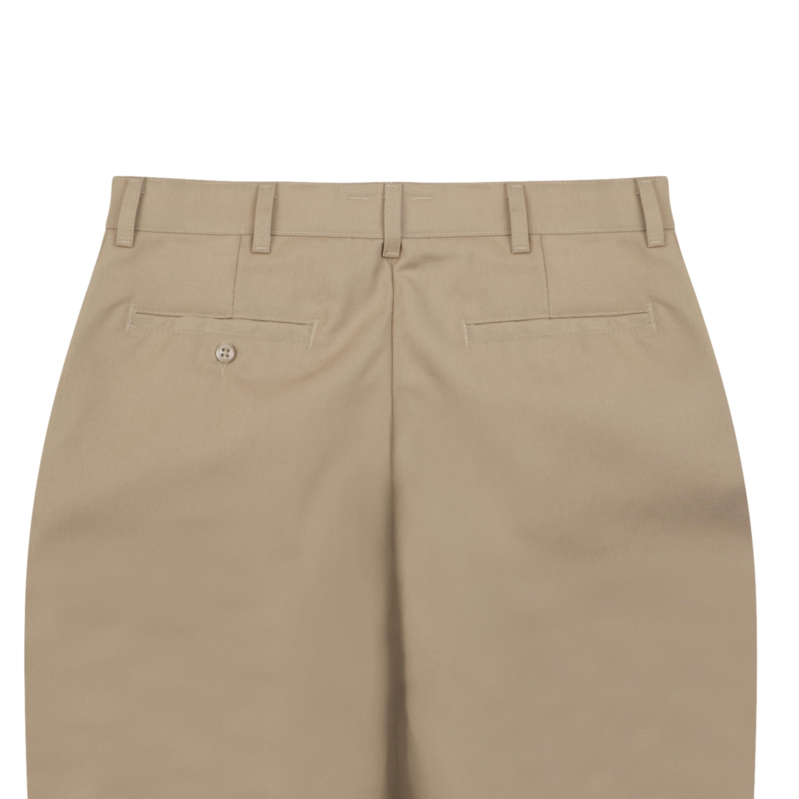 Red Kap Mens Stain Resistant, Flat Front Work Pants, Khaki, 33W X 34L