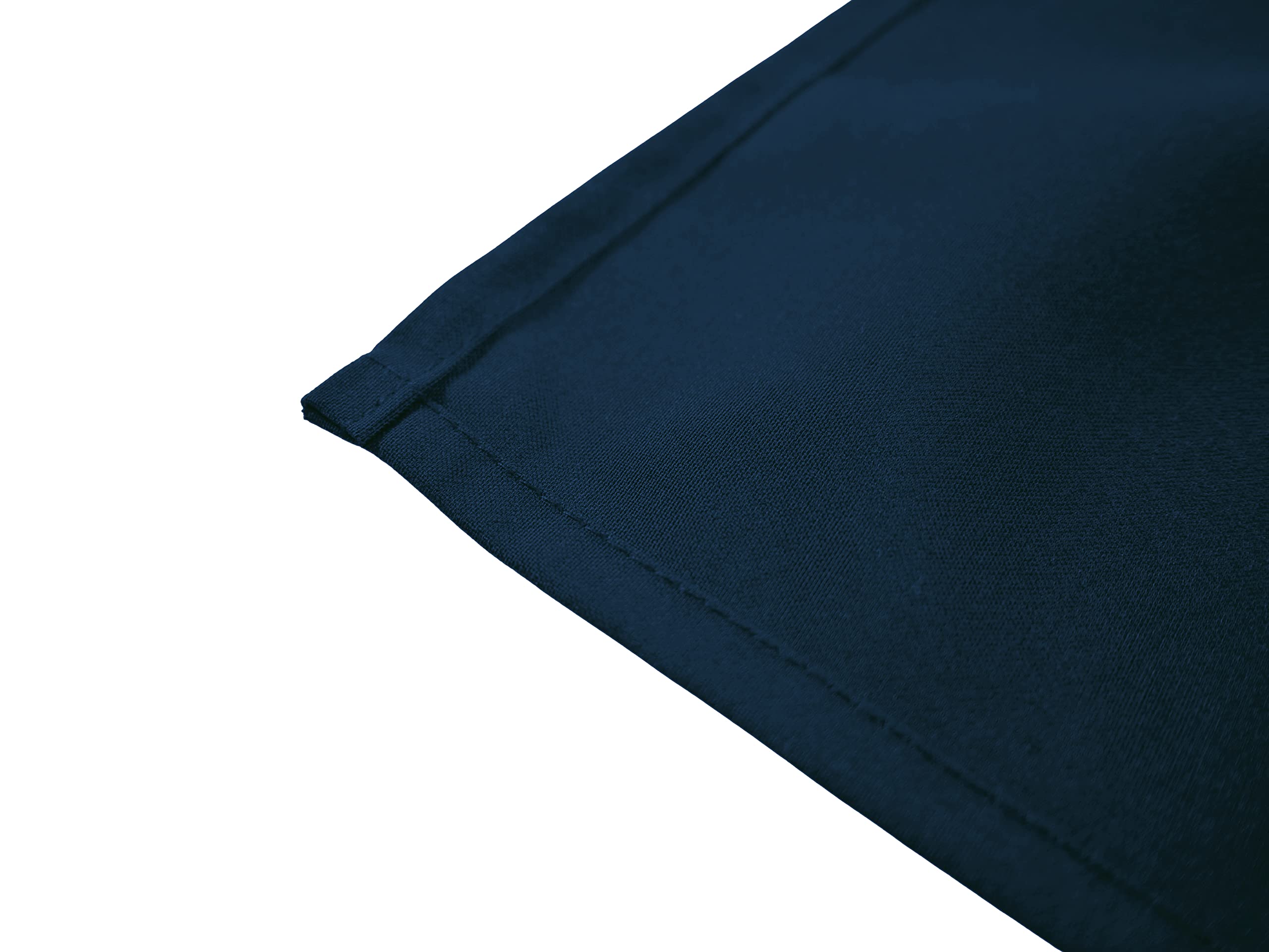 Weavric Cloth Dinner Napkin Bulk, Set Of 12, 20 X 20 Inches Washable Reusable Navy Blue Table Napkins With Hemmed Edge For Weddi
