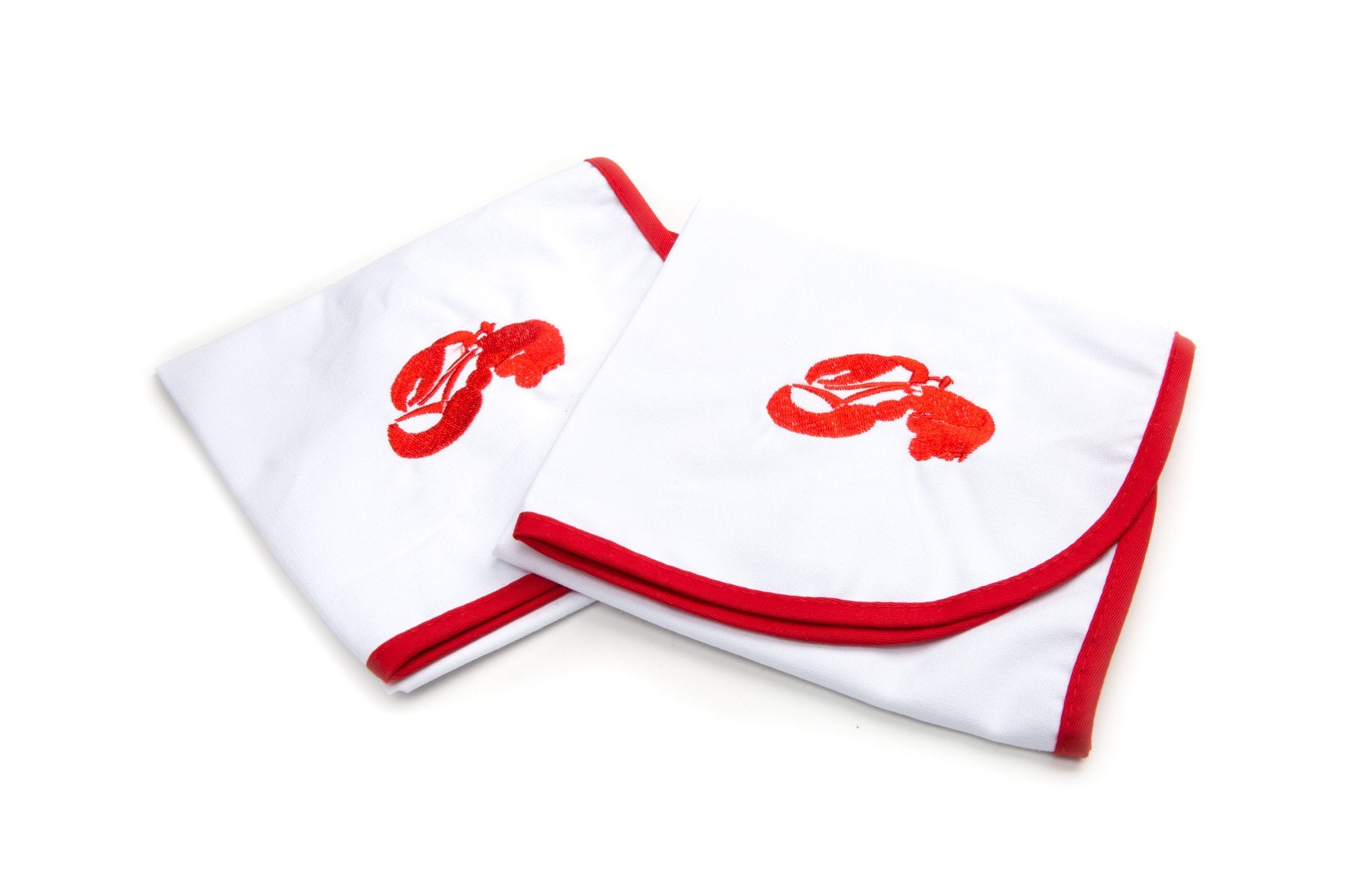 Nantucket Seafood Cotton Lobster Bibs, 0.125 X 14 X 21 Inches
