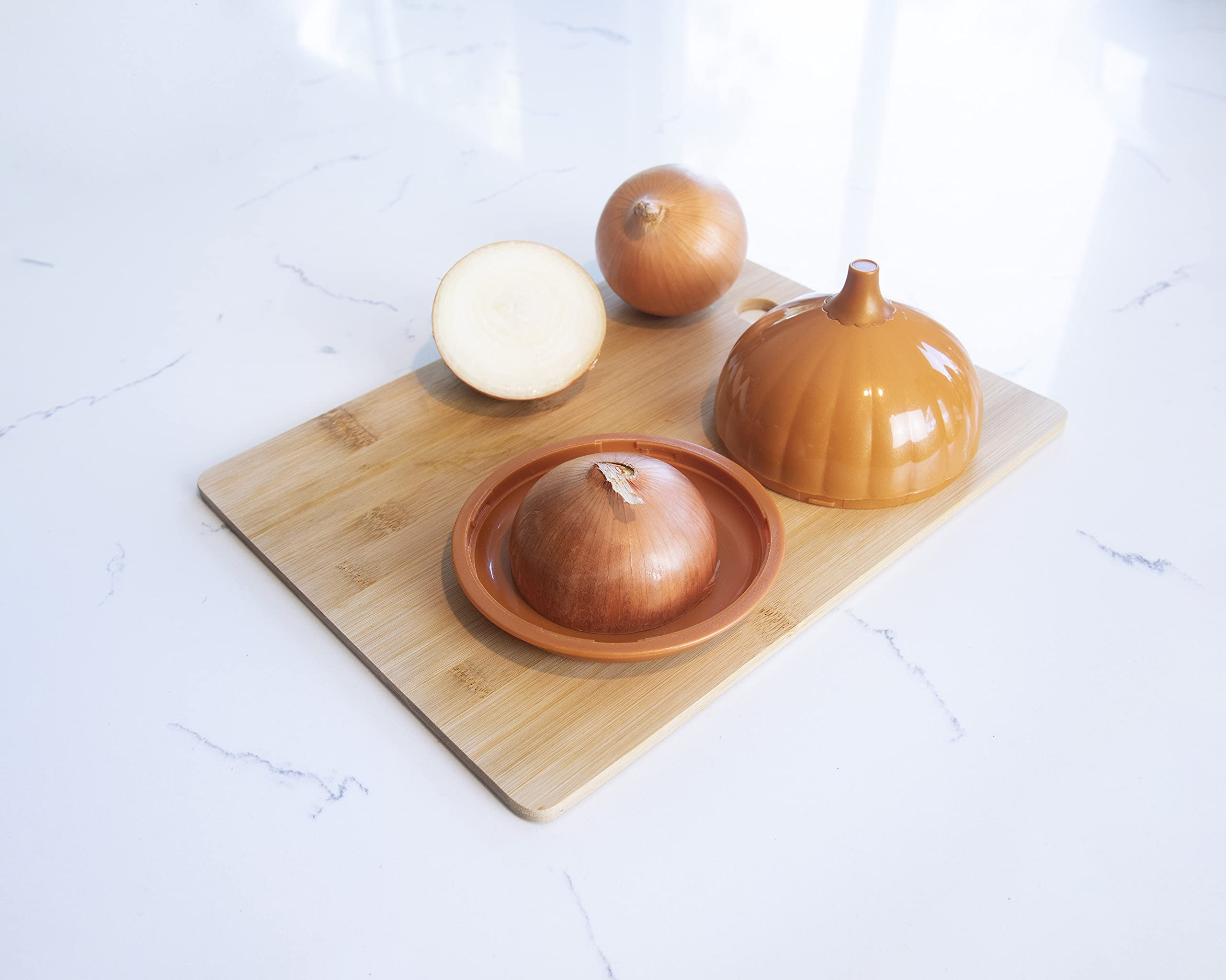 Joie Msc International Plastic Fresh Onion Storage Pod, 1 Ea, Brown