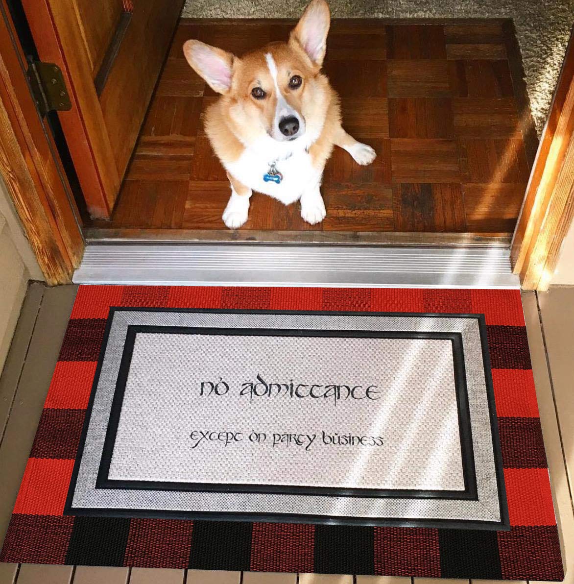 LEVINIS Cotton Red and Black Plaid Outdoor Rug 3  2- Machine Washable Buffalo Plaid Rug for Kitchen/Bath Room/Outdoor/Indoor F