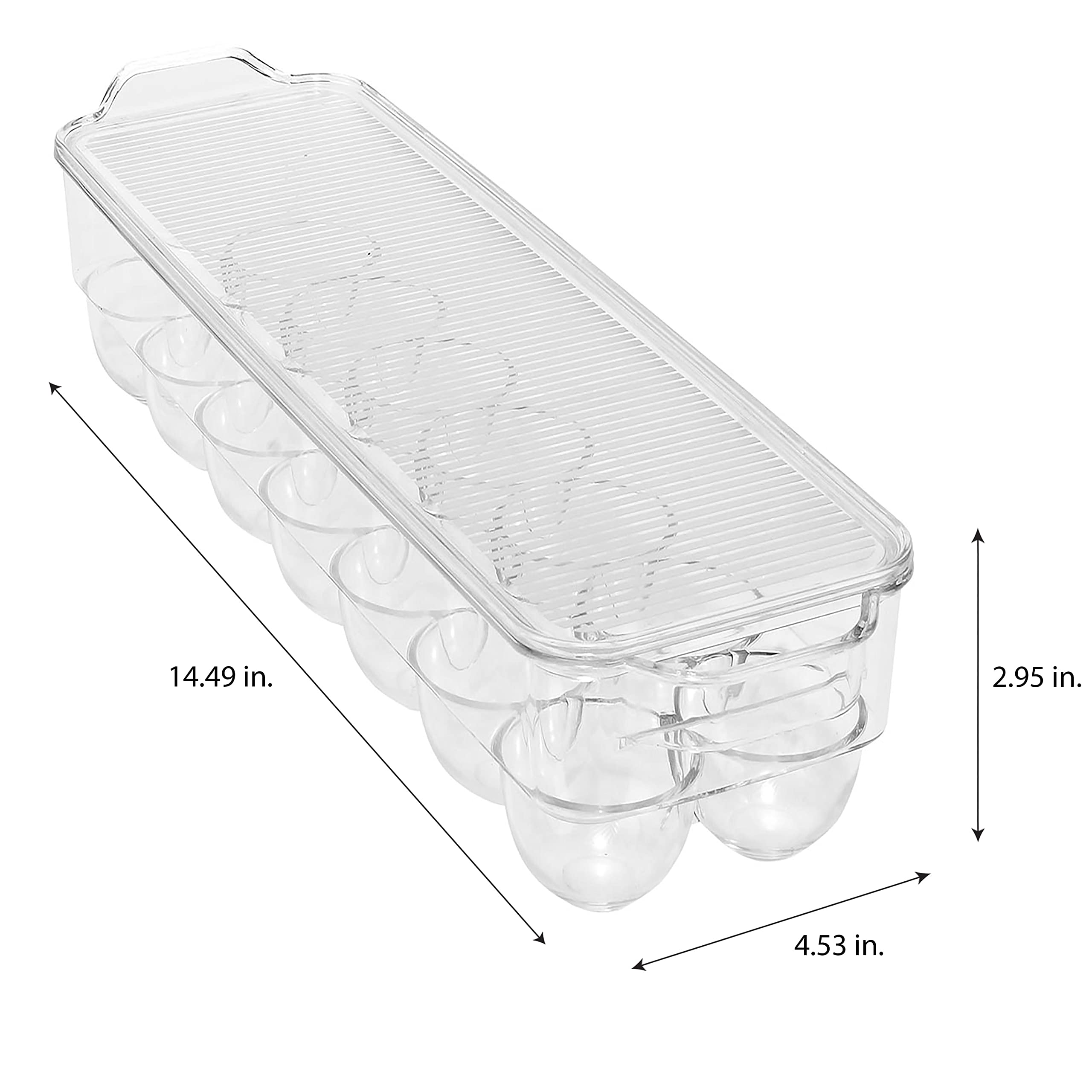 Kitchen Details 2 Pack Egg Crate, Clear