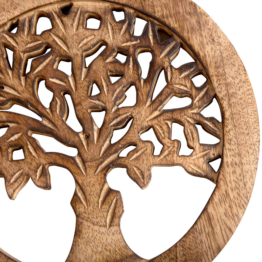 Handmade Wooden Trivet For Hot Dishes Plates & Pots Holder Hot Pad For Kitchen & Dining Table Decor Cookware Heat Resistant Rust