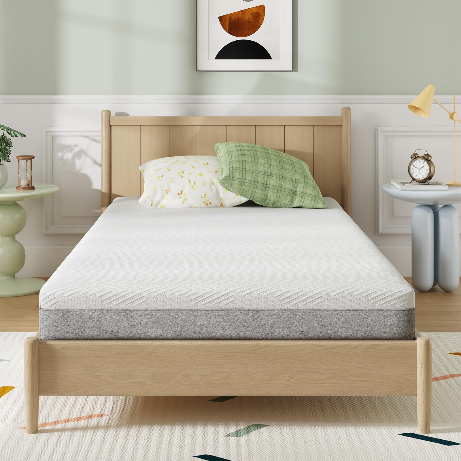 Novilla Mattress Queen Size, 8 Inch Queen Memory Foam Mattress for Pressure Relief & Reliable Support & Cooling Night Sleep, Cer