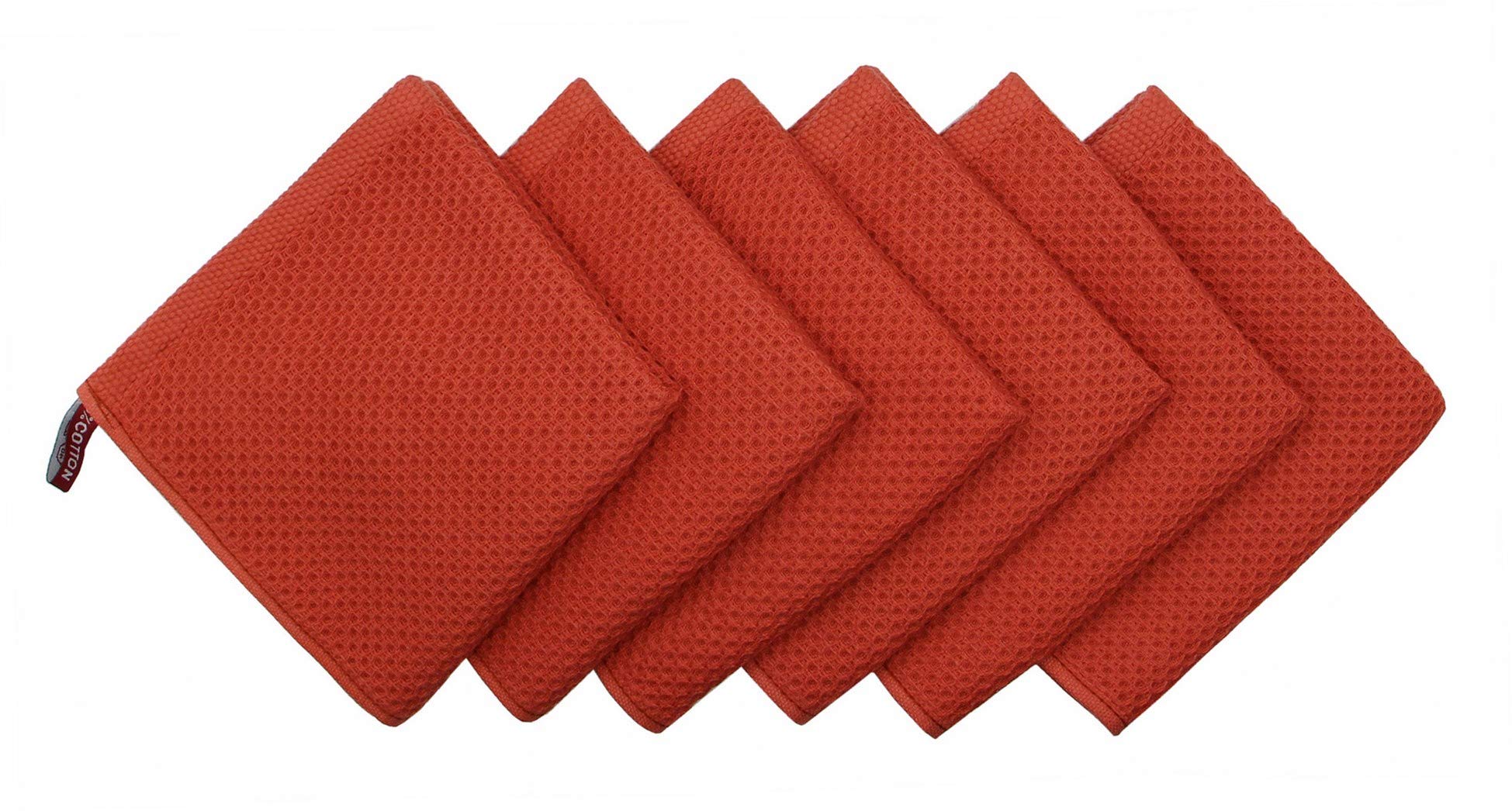 Mia'Sdream Natural Cotton Waffle Weave Kitchen Tidy Dish Cloths Drying Rags Cleaning Cloth, Soft And Absorbent Kitchen Hand Towe