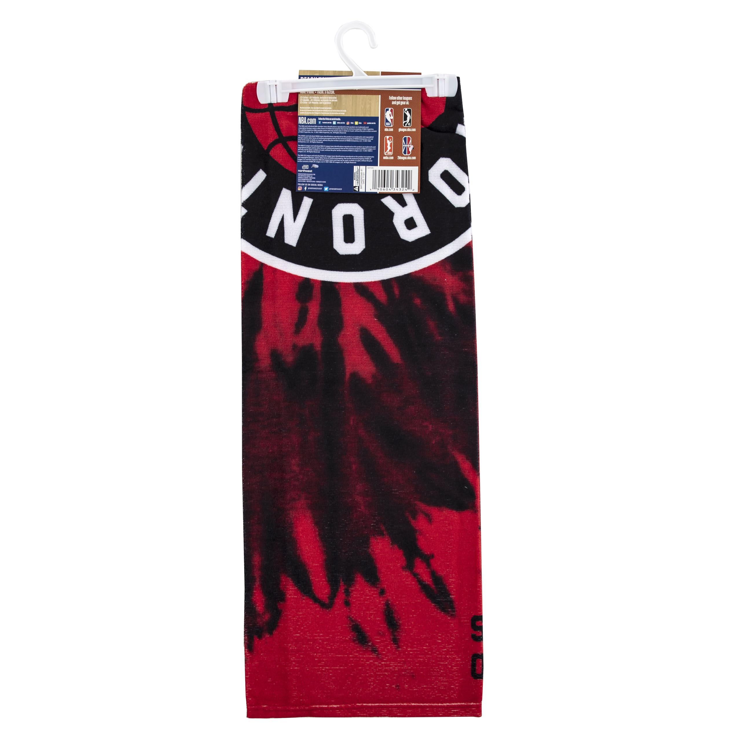 Northwest Nba Toronto Raptors Beach Towel 30'' X 60'', Psychedelic