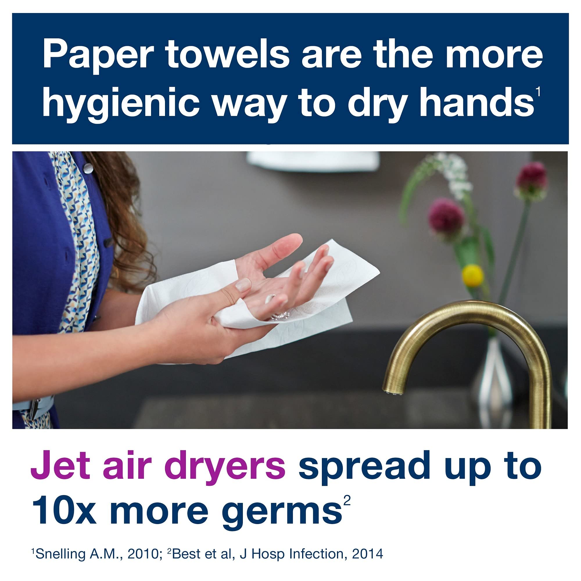 Tork Multifold Hand Towel White H2, Universal, 100% Recycled Fibers, 16 X 250 Towels, Mb540A