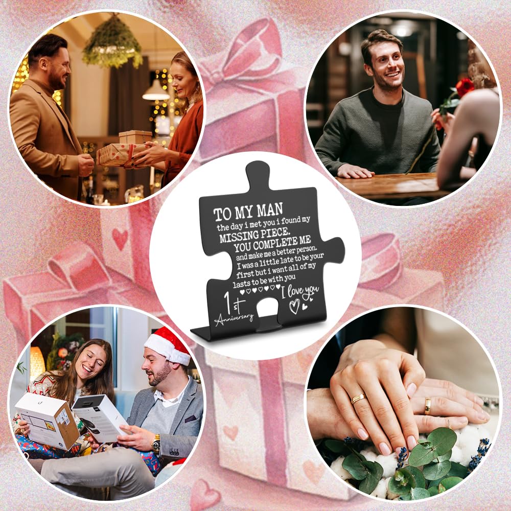 50 Year Anniversary Plaques Gifts for Men Husband, Men 50th Anniversary Plaques Gifts form Wife, Happy 50th Anniversary Marriage