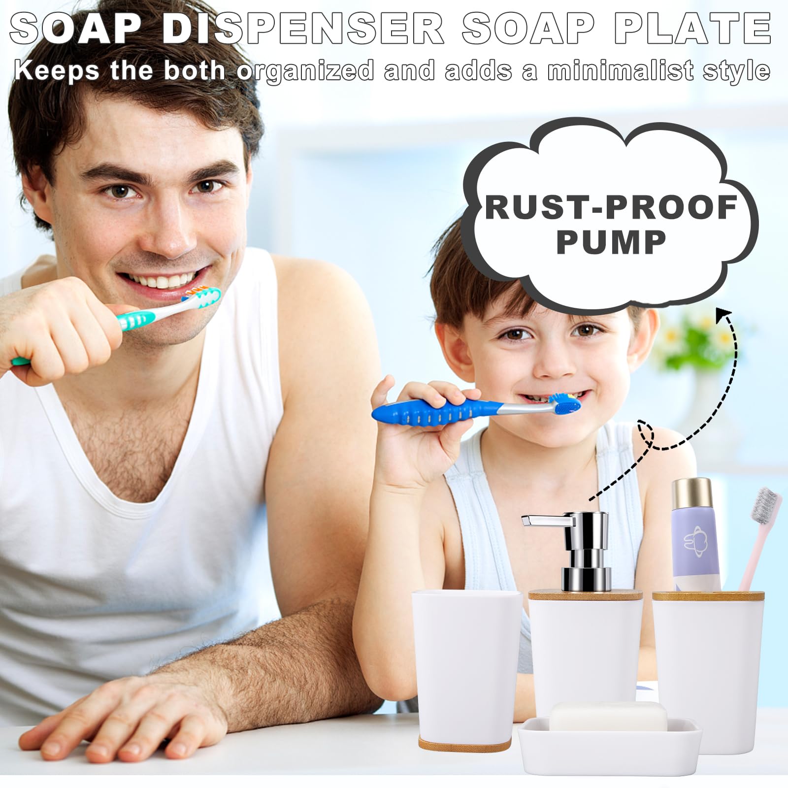 White Bathroom Sets Accessories With Waffle Shower Curtain And Bath Mats,Bathroom Sets With Trash Can,Toothbrush Holder,Toothbru