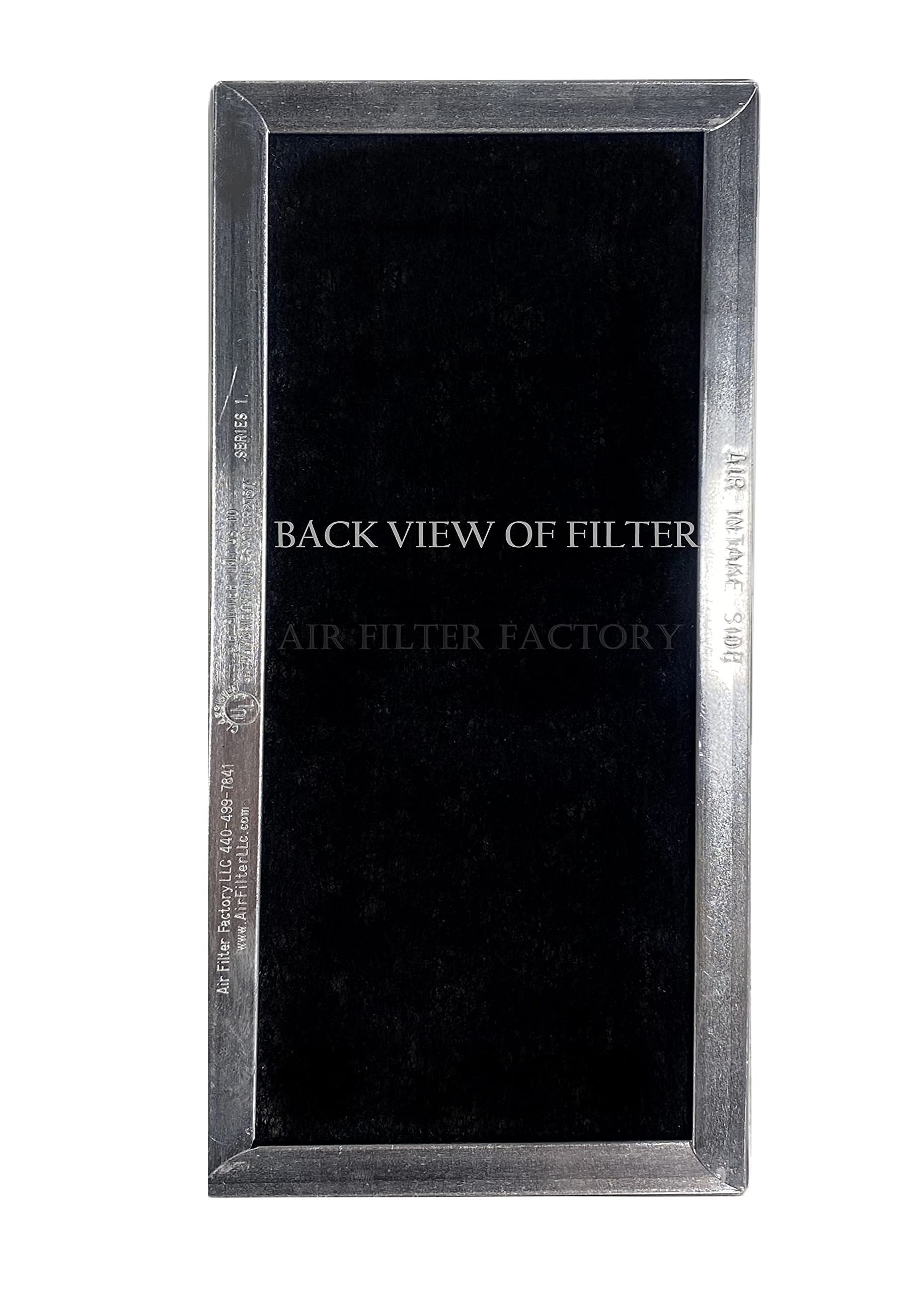 2-Pack Air Filter Factory Replacement For Ge Wb02X9883 Behind Vent Microwave Oven Charcoal Carbon Filters