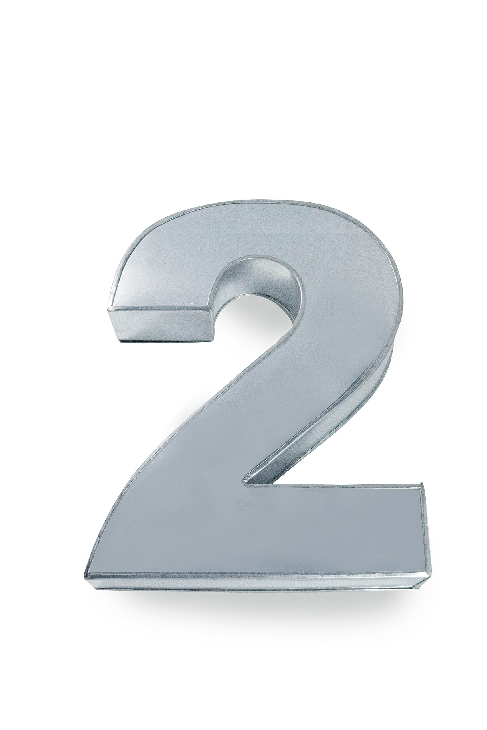 Small Number Two 2 Wedding Birthday Anniversary Cake Baking Pan / Tin 10'' X 8''