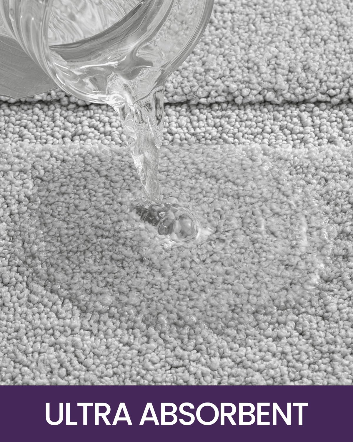 Dexi Bathroom Rug Mat, Ultra Absorbent Soft Bath Rug, Washable Non-Slip Bath Mat For Bathroom Floor, Tub, Shower Room, 36''X24''