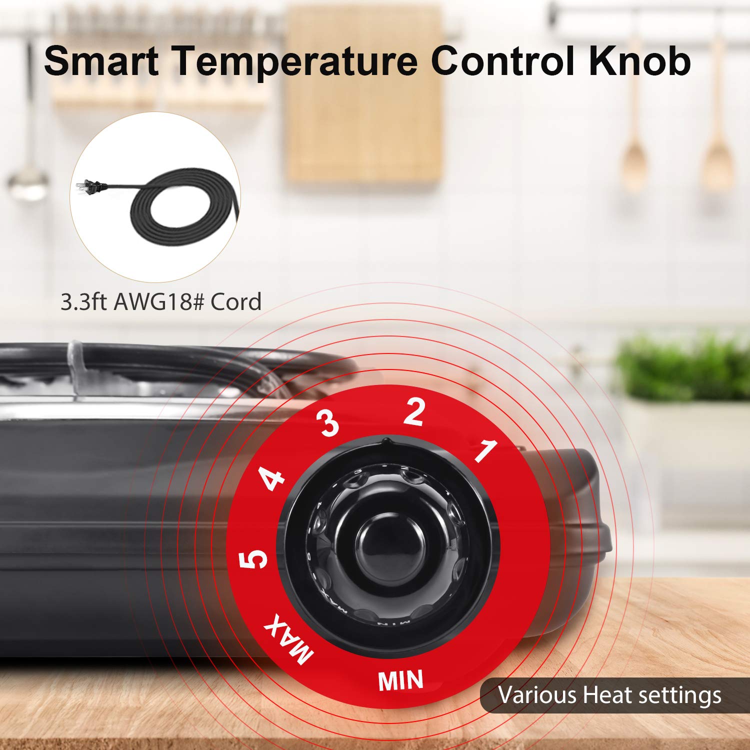 Electric Charcoal Burner Stove Portable Hot Plate Grill Coal Burners Heating Plate 700W Charcoals Starter Heater With Smart Heat