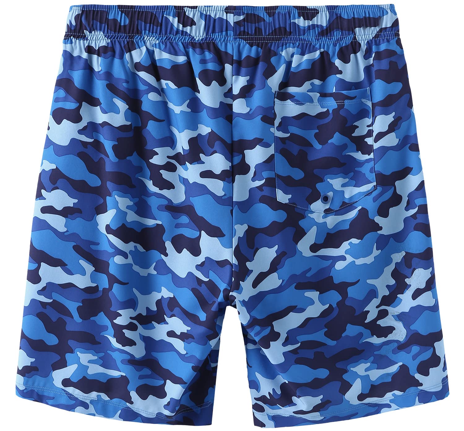HOdo Mens Swim Trunks 9 Quick Dry Swim Shorts Bathing Suit Blue camo