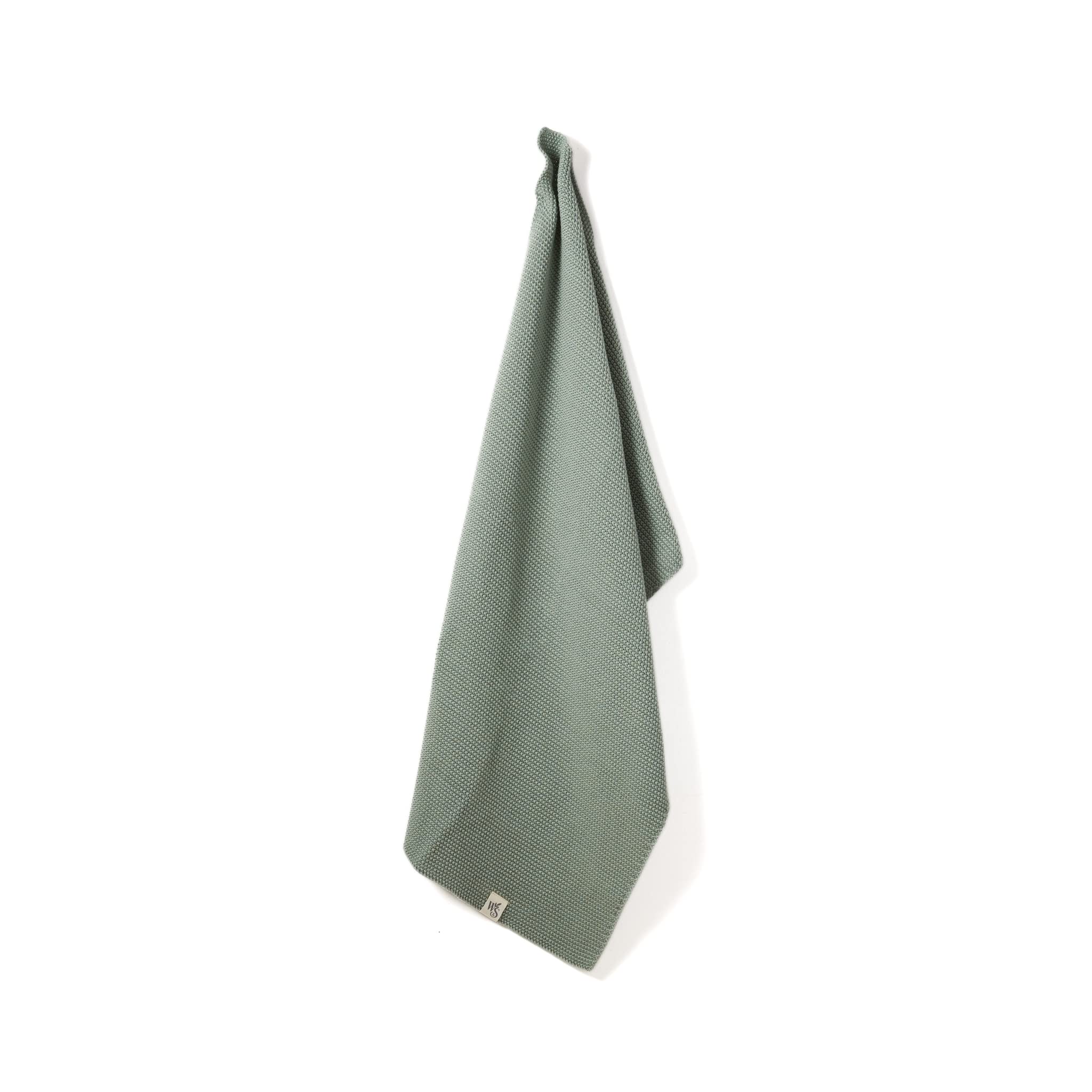 Wild & Stone | Organic Cotton Hand Towel Kitchen Towel | Perfect For Around The Home | Eco Hand Towels | Moss Green