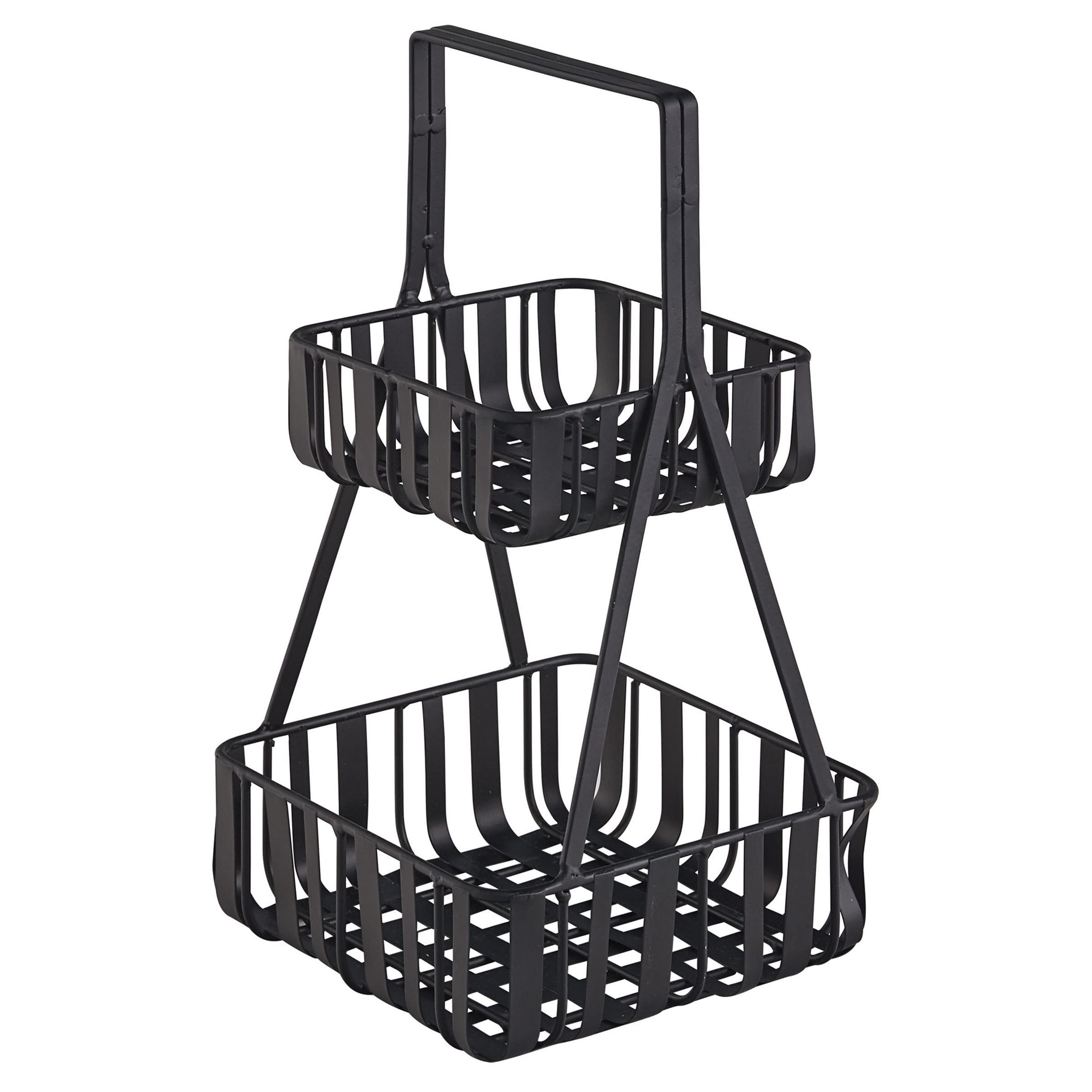 Park Designs Spencer 2 Tier Black Napkin Holder 12.5''H