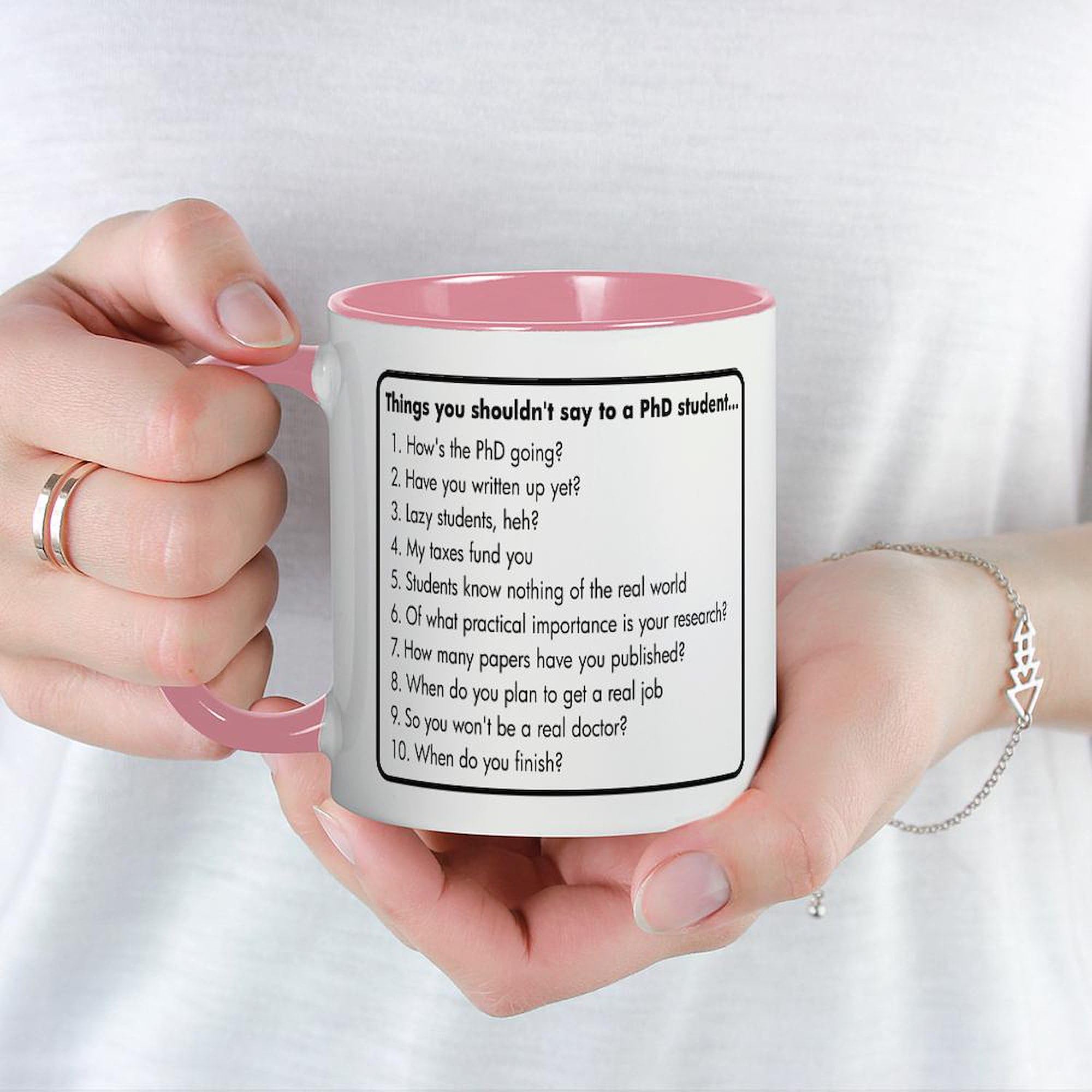 CafePress Don't Ask A Phd Mug 11 oz (325 ml) Ceramic Coffee Mug