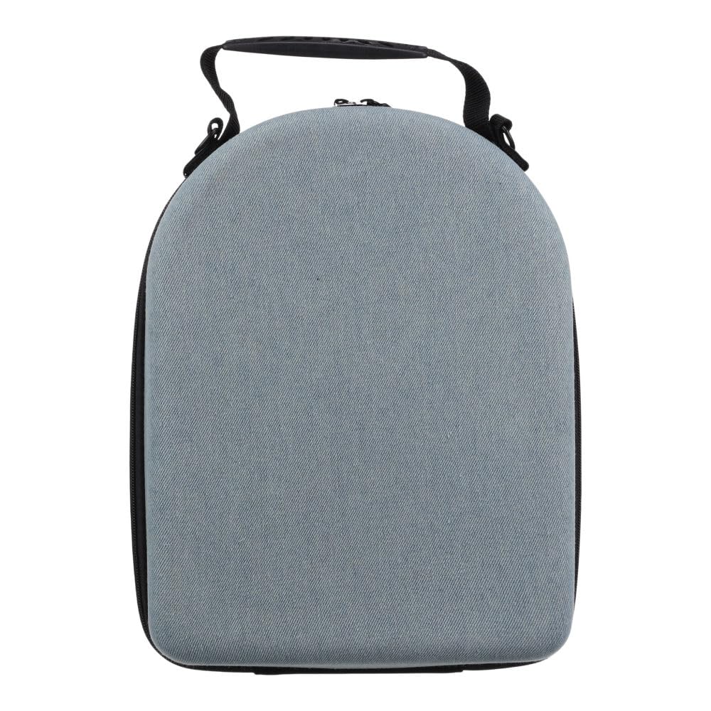 Lids Cap Luggage Container(Denim Exterior/Black Interior) - Durable Storage For Baseball Caps, Hat Organizer Holder For 6 Caps,
