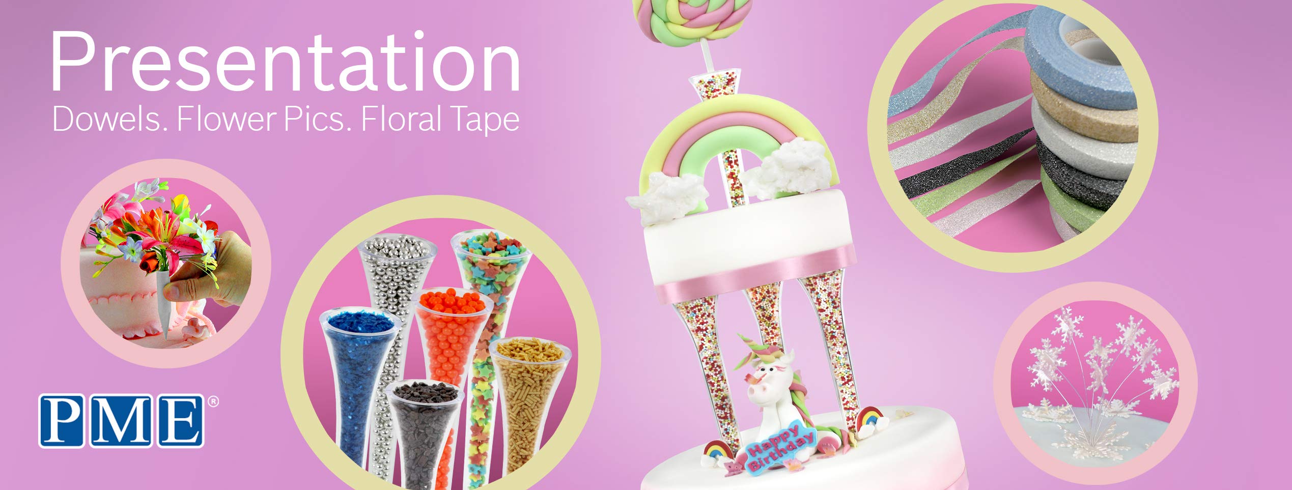 Pme Large Flower Pics, Pack Of 6