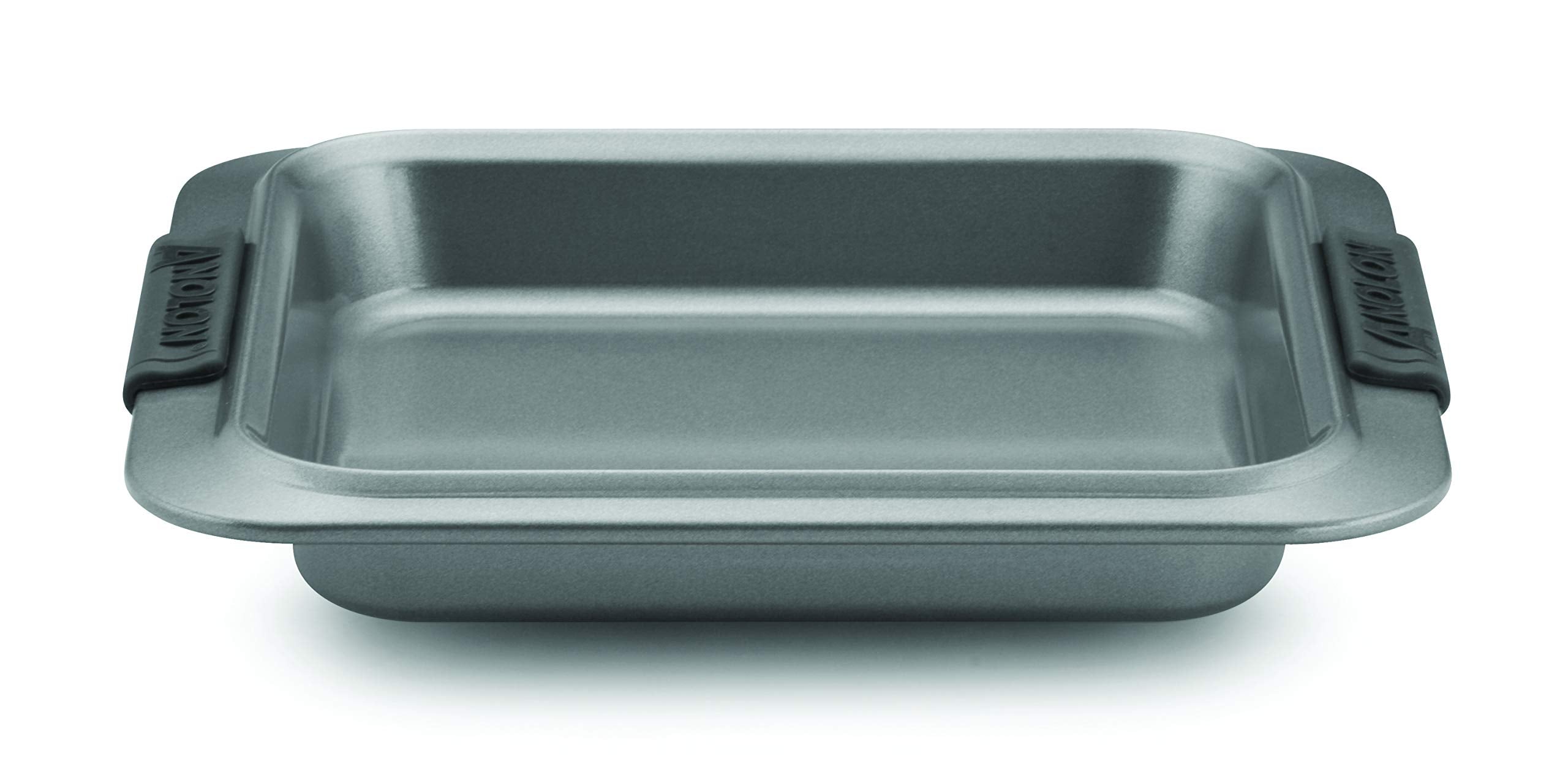 Anolon Advanced Nonstick Baking Pan / Nonstick Cake Pan, Square - 9 Inch, Gray