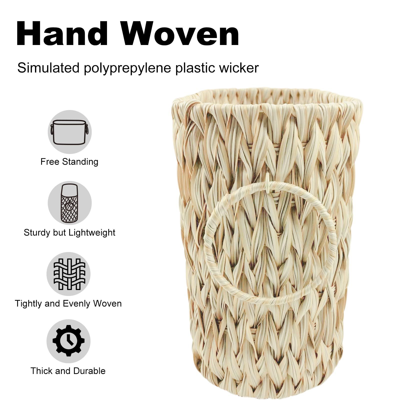 Coeusy Toilet Paper Storage,Toilet Paper Basket For Bathroom Storage,Toilet Paper Holder Stand,Toilet Paper Organizer For 6 Mage