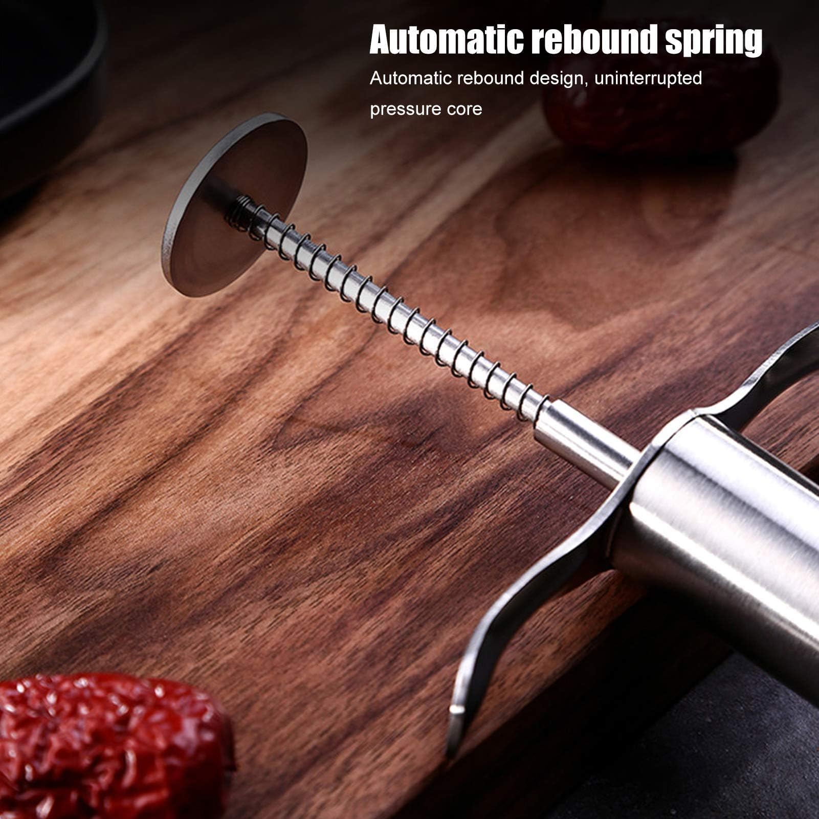 Cherry Pitter Remover Tool, Red Dates Hawthorn Seeds Removing Tool, Reusable Grapes Seeds Removing Tool Stainless Steel Fruit Co