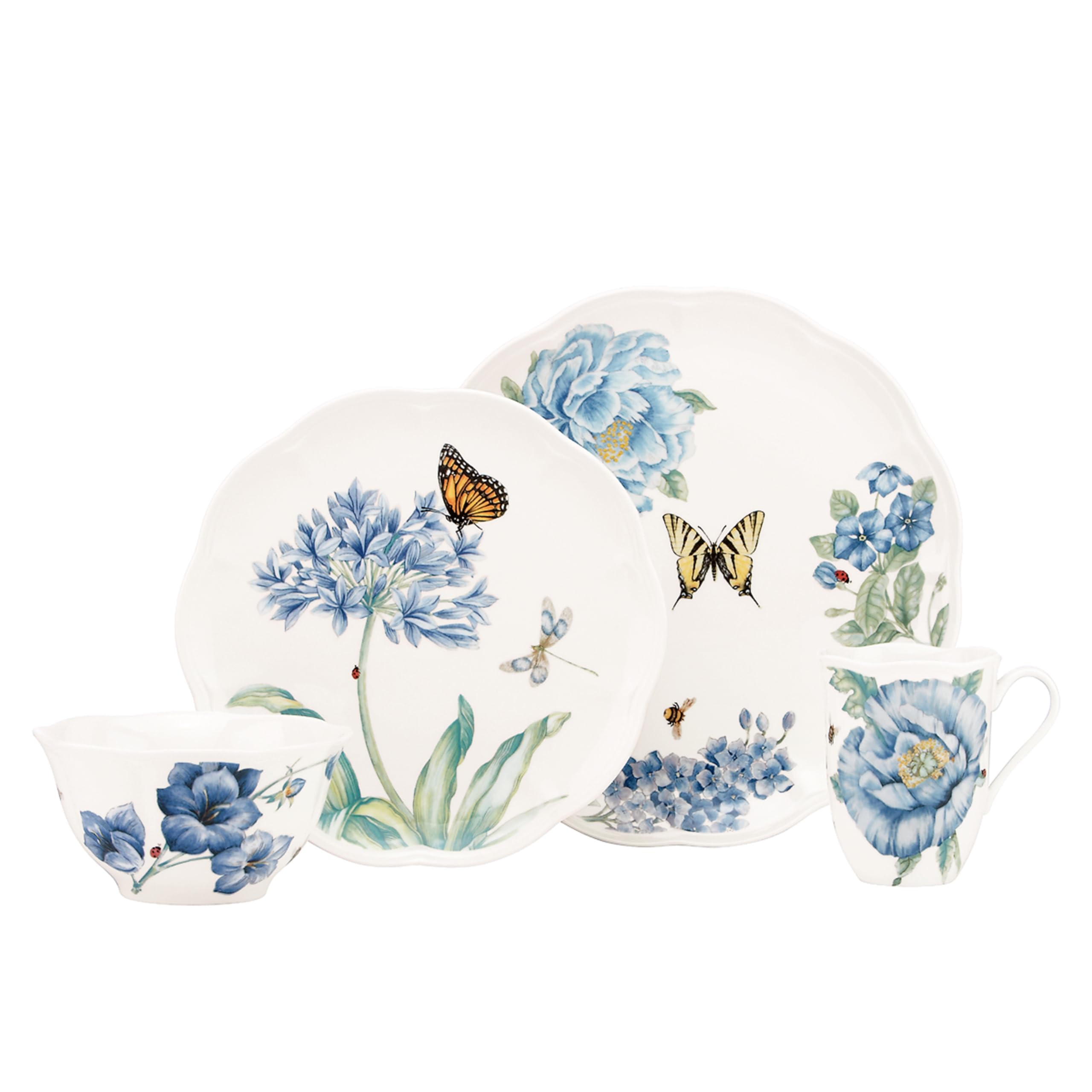 Lenox 833421 Butterfly Meadow Blue 4-Piece Place Setting