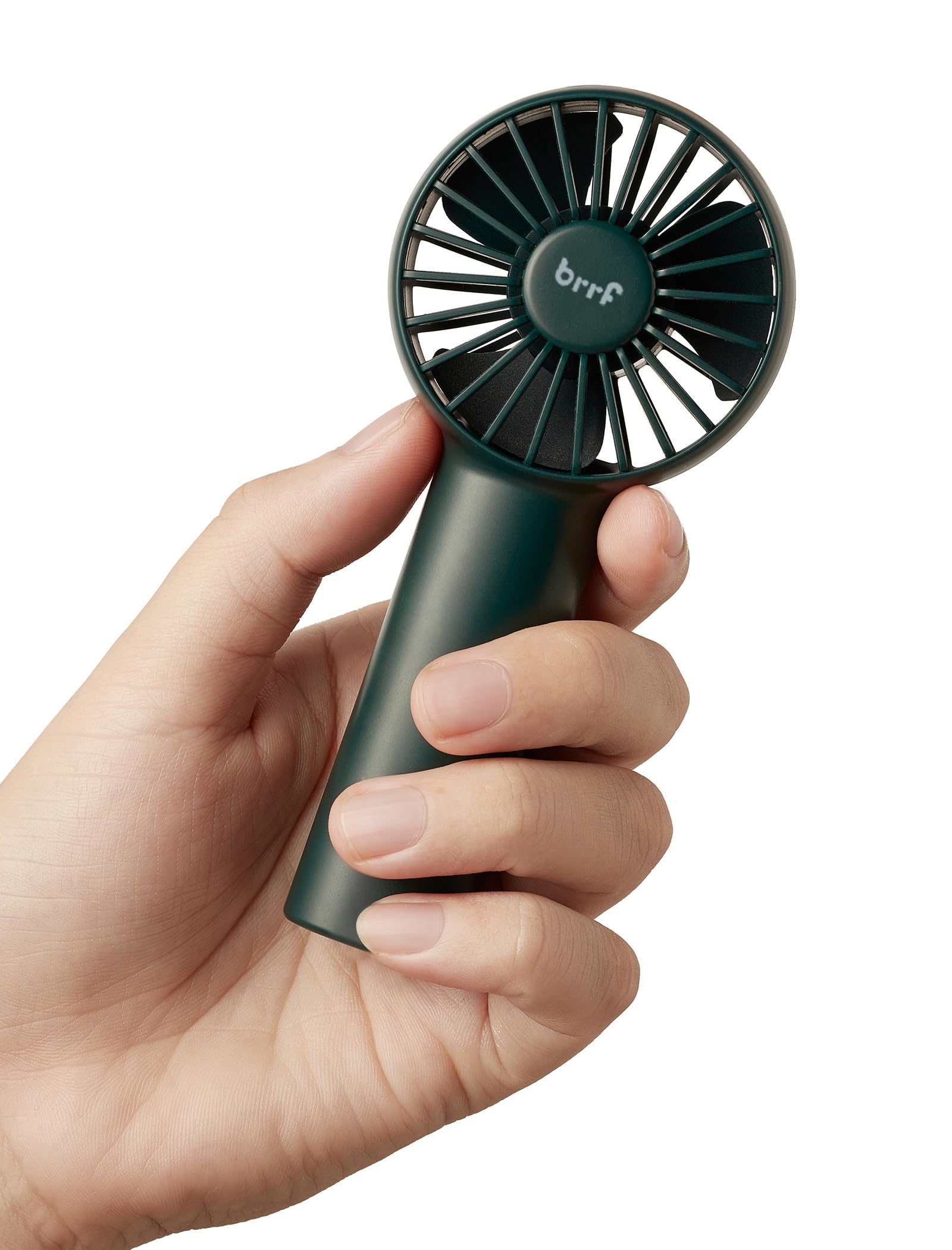 Brrf Pocket Fan (Upto 12 Hours Running On Single Charge) Mini,Inbuilt Battery 2000 Mah Handheld,Personal Fans,3 Speeds,Usb Recha