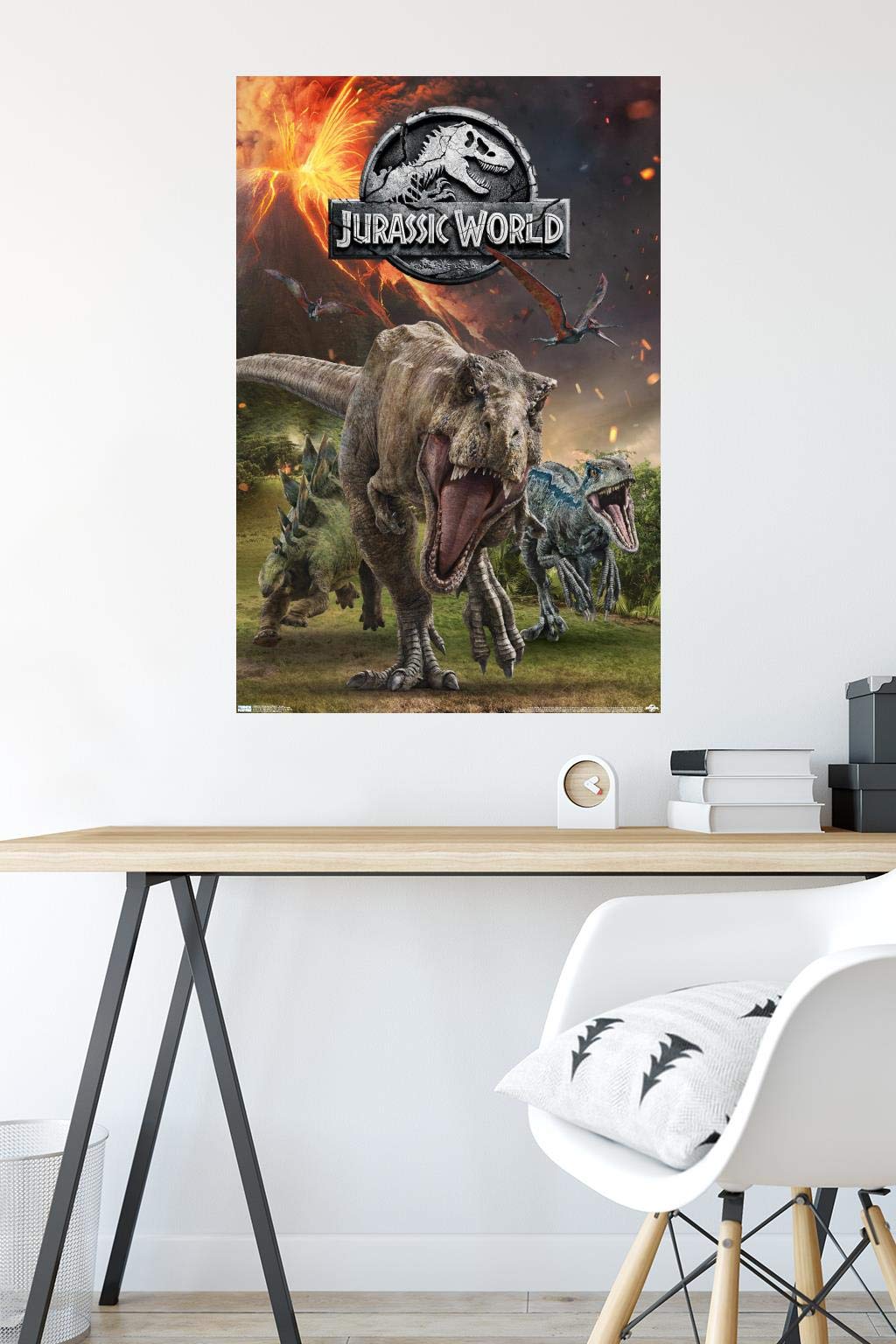 Trends International 24X36 Jurassic World: Fallen Kingdom - Group Wall Poster, 24'' X 36'', Premium Unframed Version
