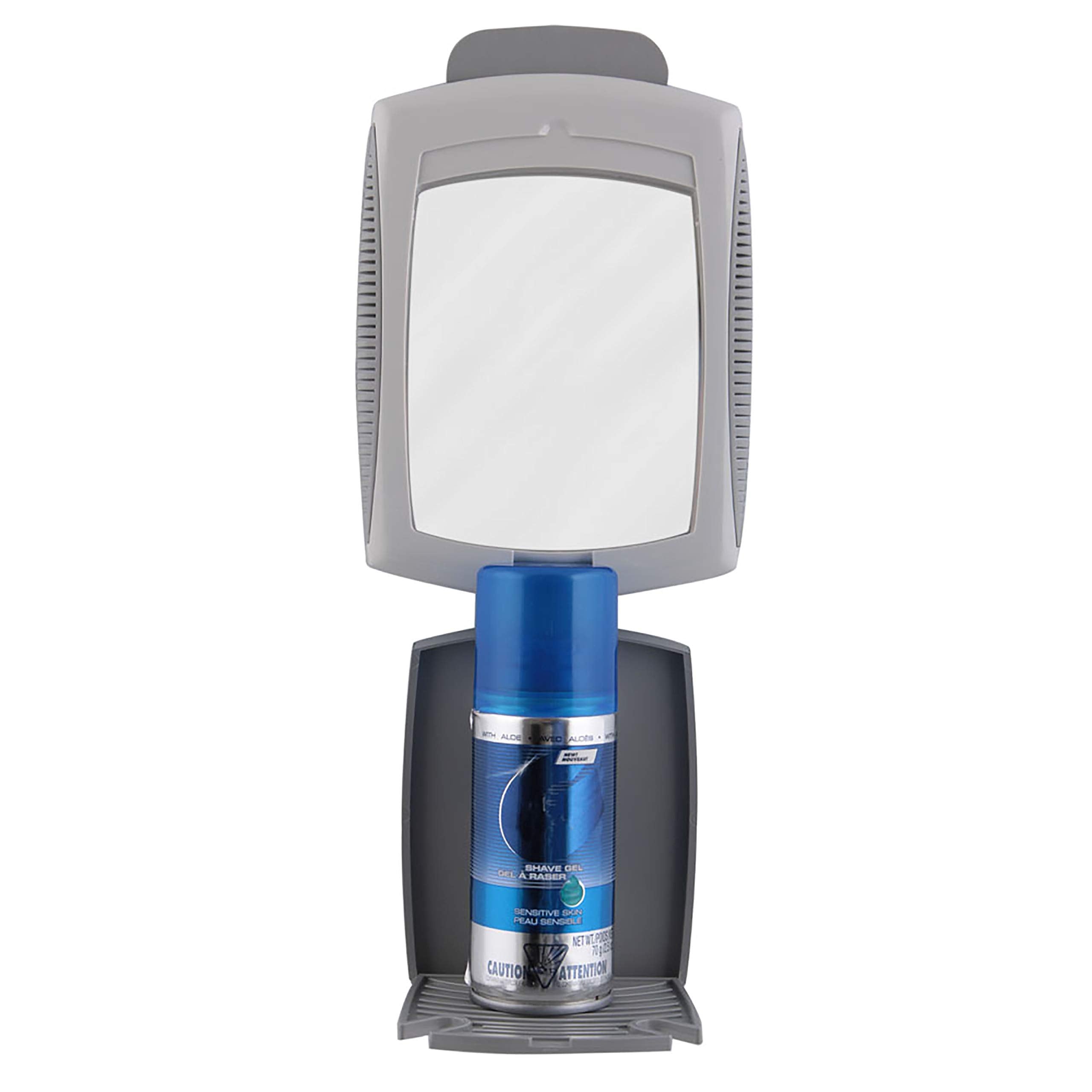 Zadro Zfogless Travel Shower Shaving Mens Grooming Mirror, Black