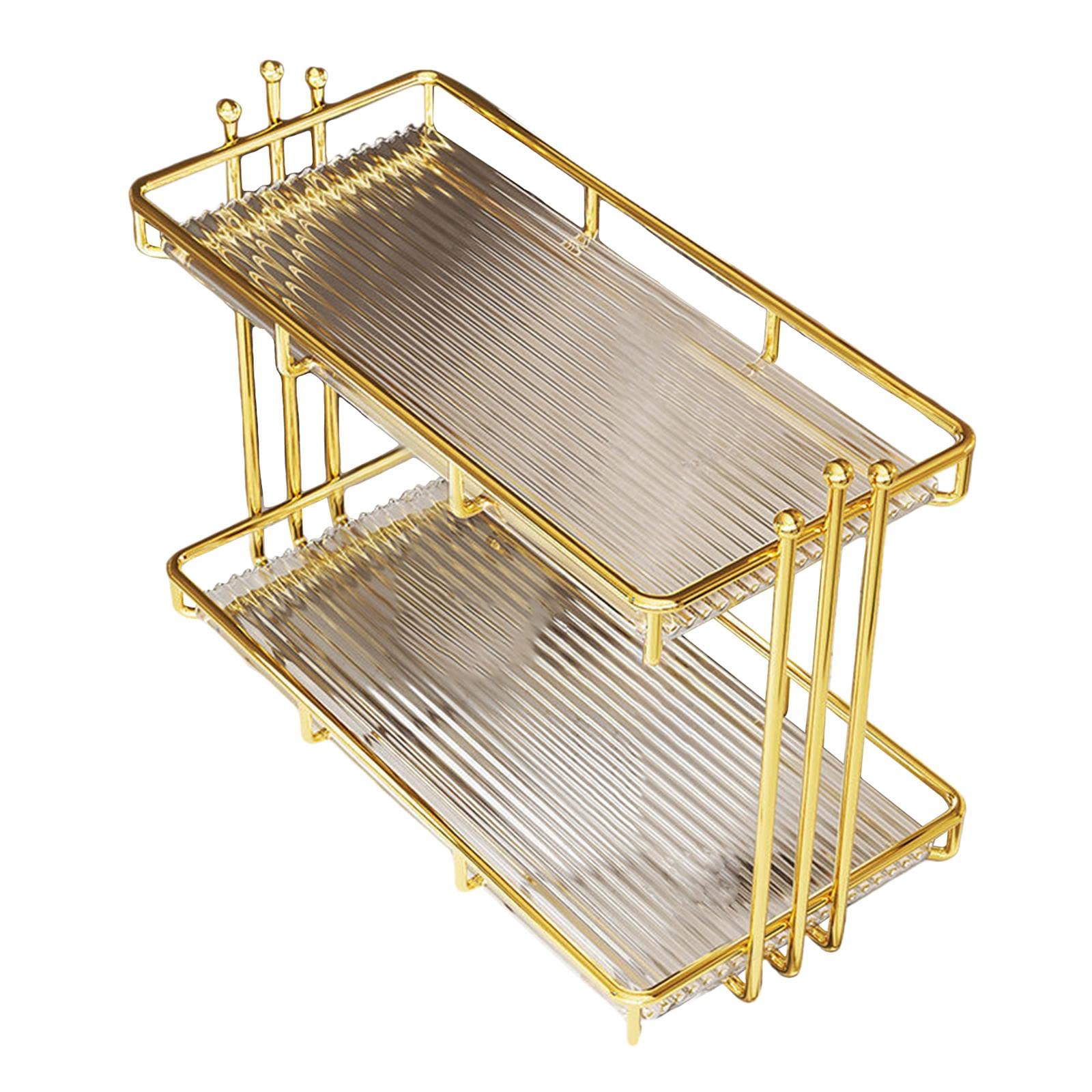 Zoomella Bathroom Vanity Tray Kitchen Seasoning Storage Shelves For Home Office M|Health & Beauty |Makeup Bags & Cases