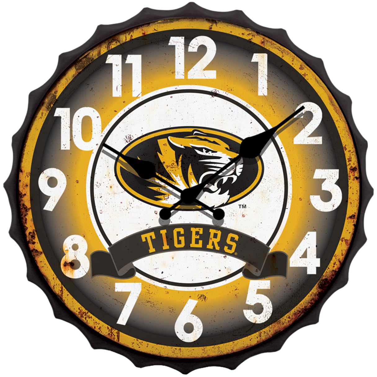 Missouri University Bottle Cap Clock
