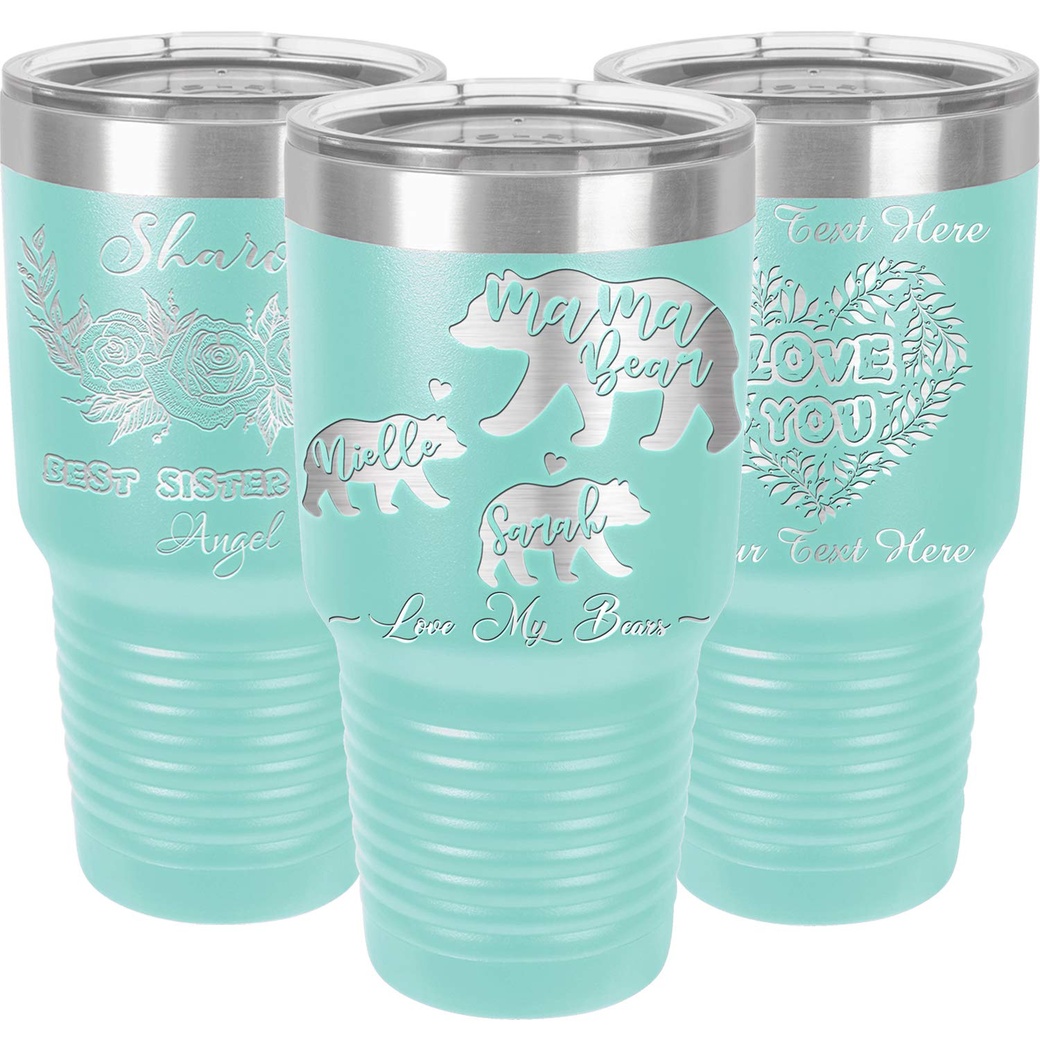 Personalized Tumbler 30Oz With Lid And Straw, Valentine'S Day Gifts, Mothers' Day Gift For Mom, Birthday Gifts For Women, Double