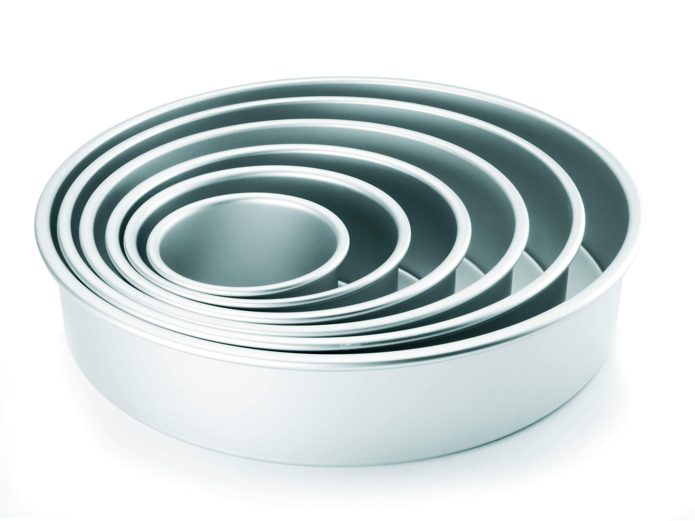 Ibili Round/Extra Deep Cake Pan, Silver, 15 X 10 Cm