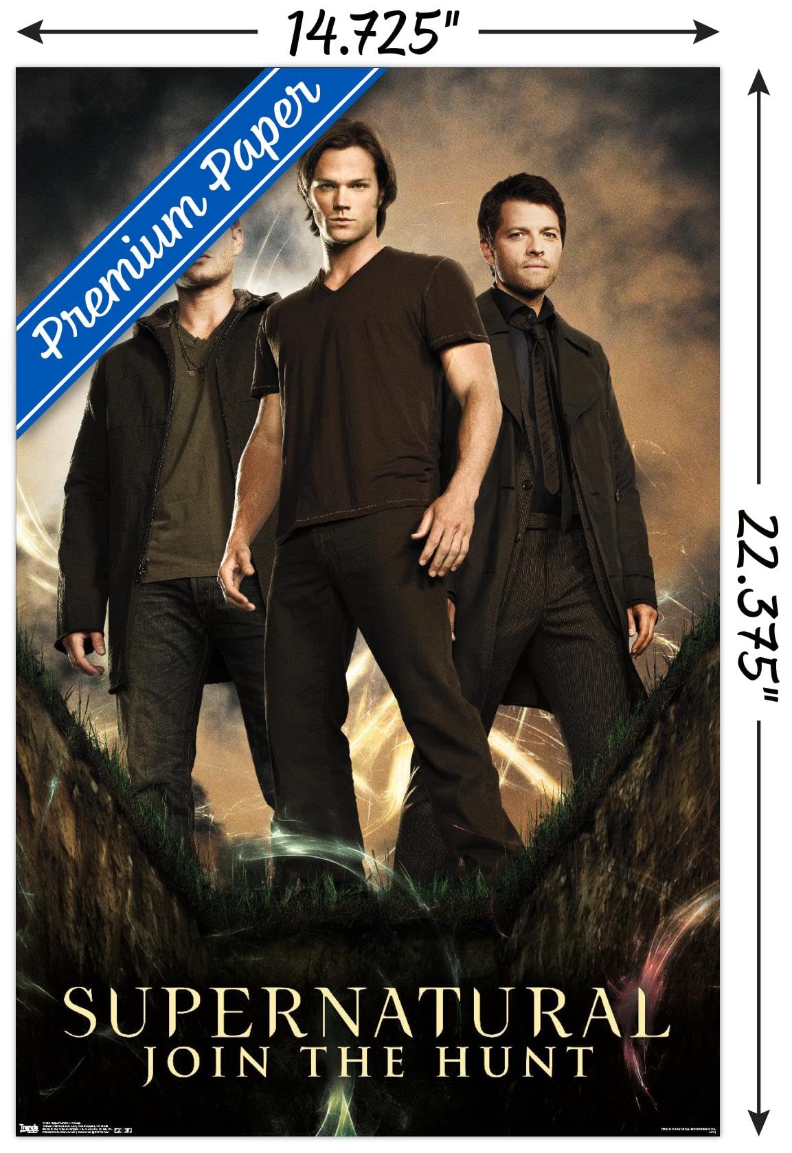 Trends International Supernatural - Group Wall Poster, 14.725'' X 22.375'', Premium Unframed Version