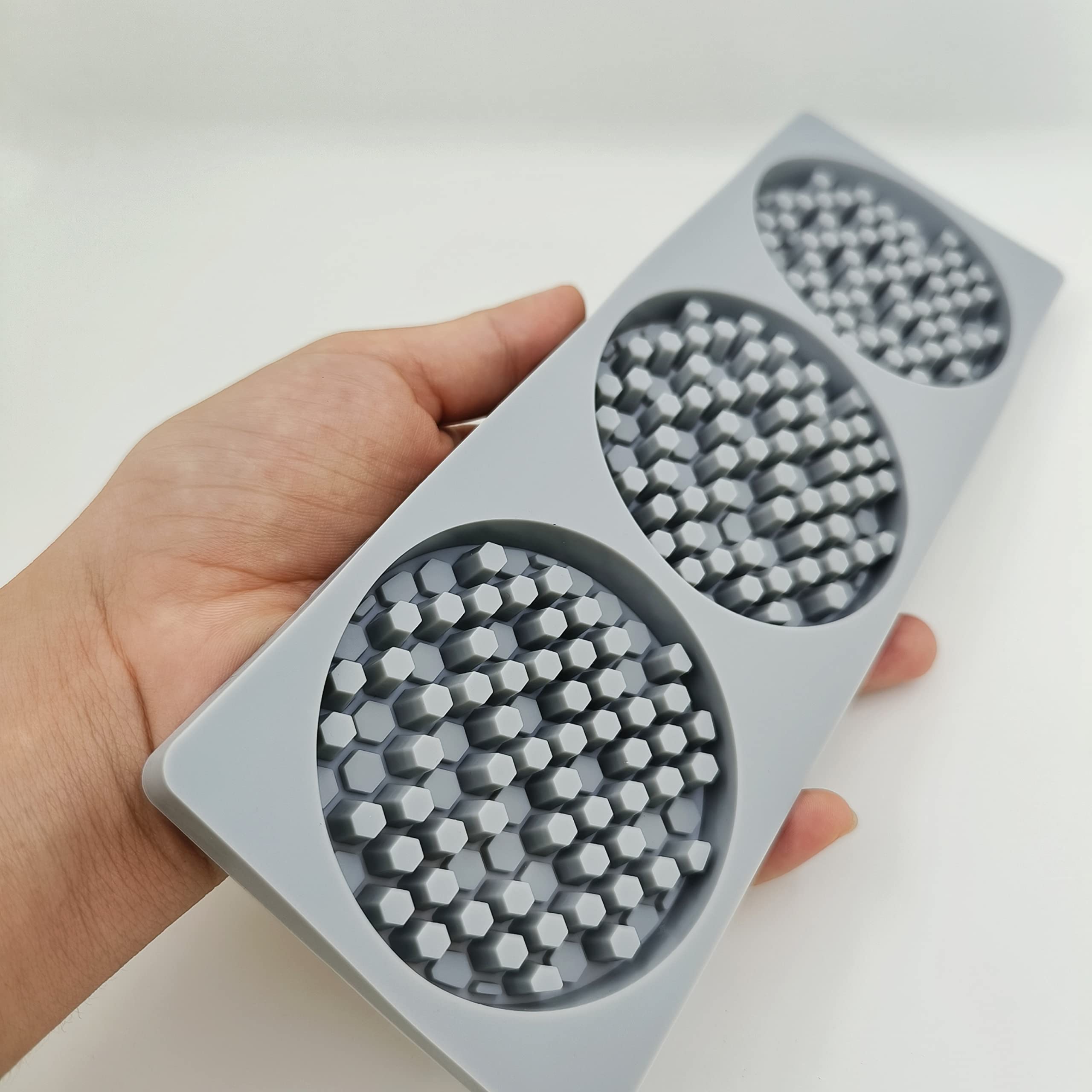 Honeycomb Silicone Mold 3D Honeycomb Lace Mat Fondant Molds Lace Pad Baking Cake Chocolate Candy Mold For Cupcake Decorating Too