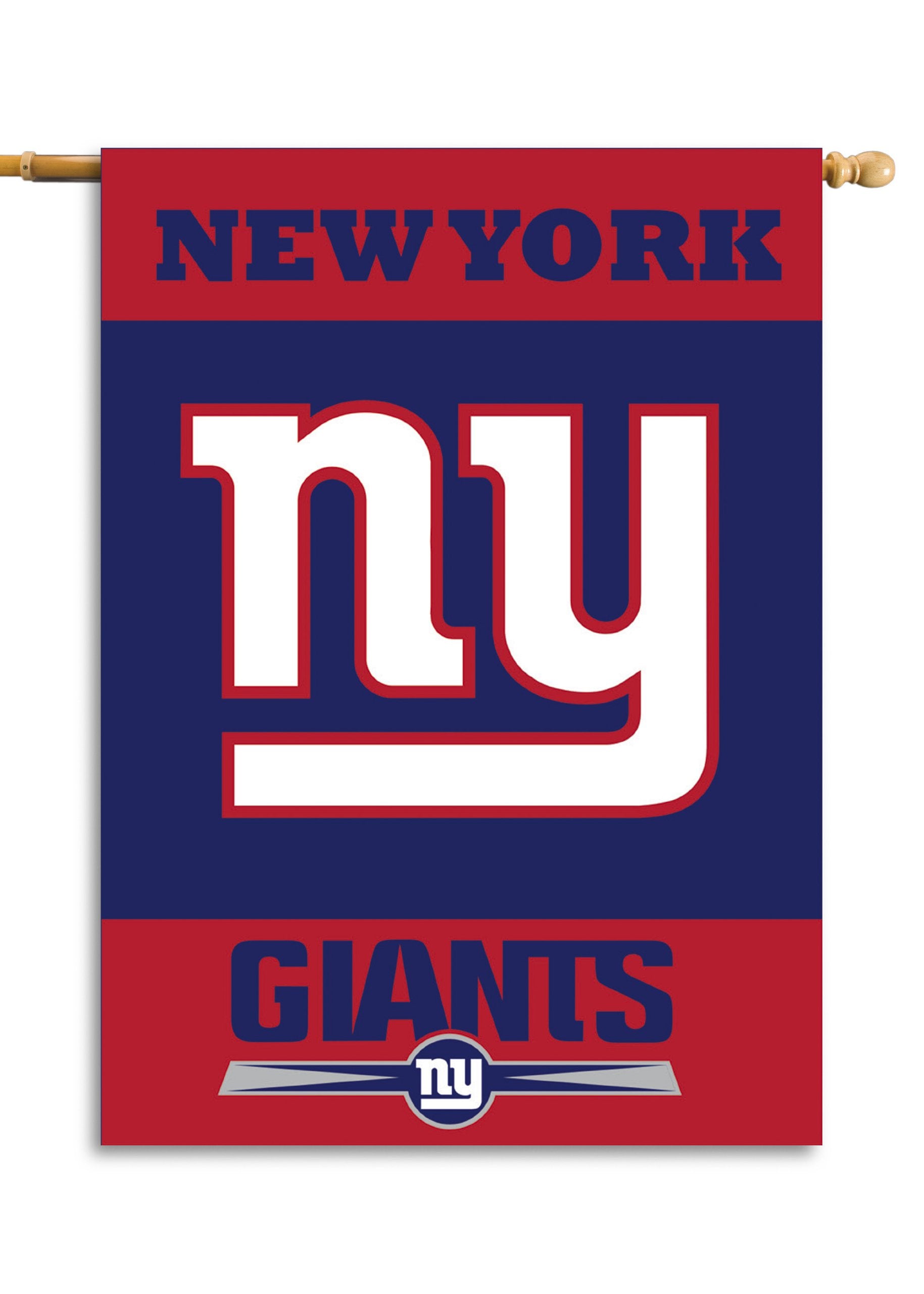 Fremont Die NFL New York Giants 2-Sided House Flag, 28 x 40, 28 x 40, Team Colors