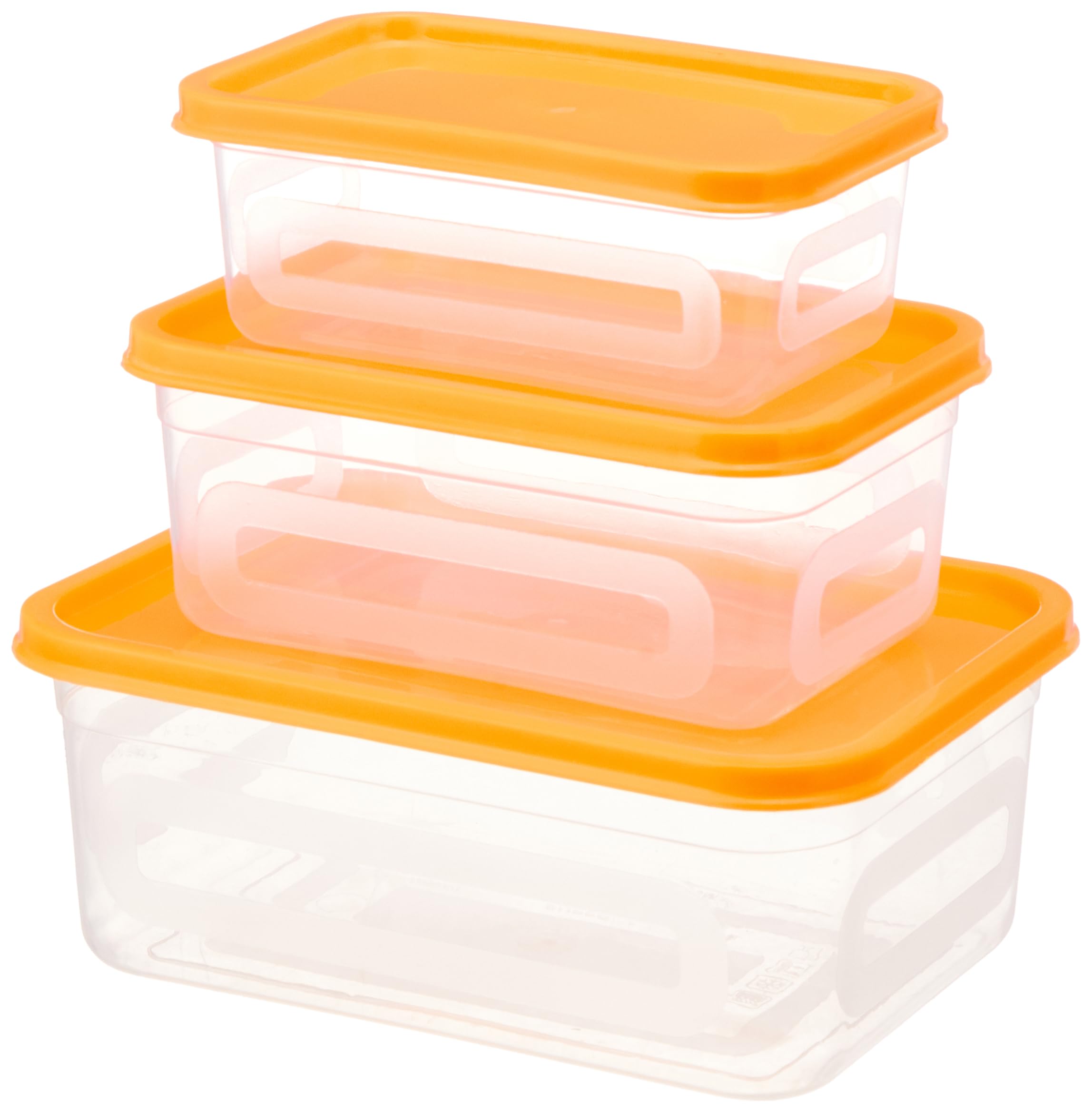 Aristo Super Plastic Storage Container 3 Pcs Set, Transparent Clear