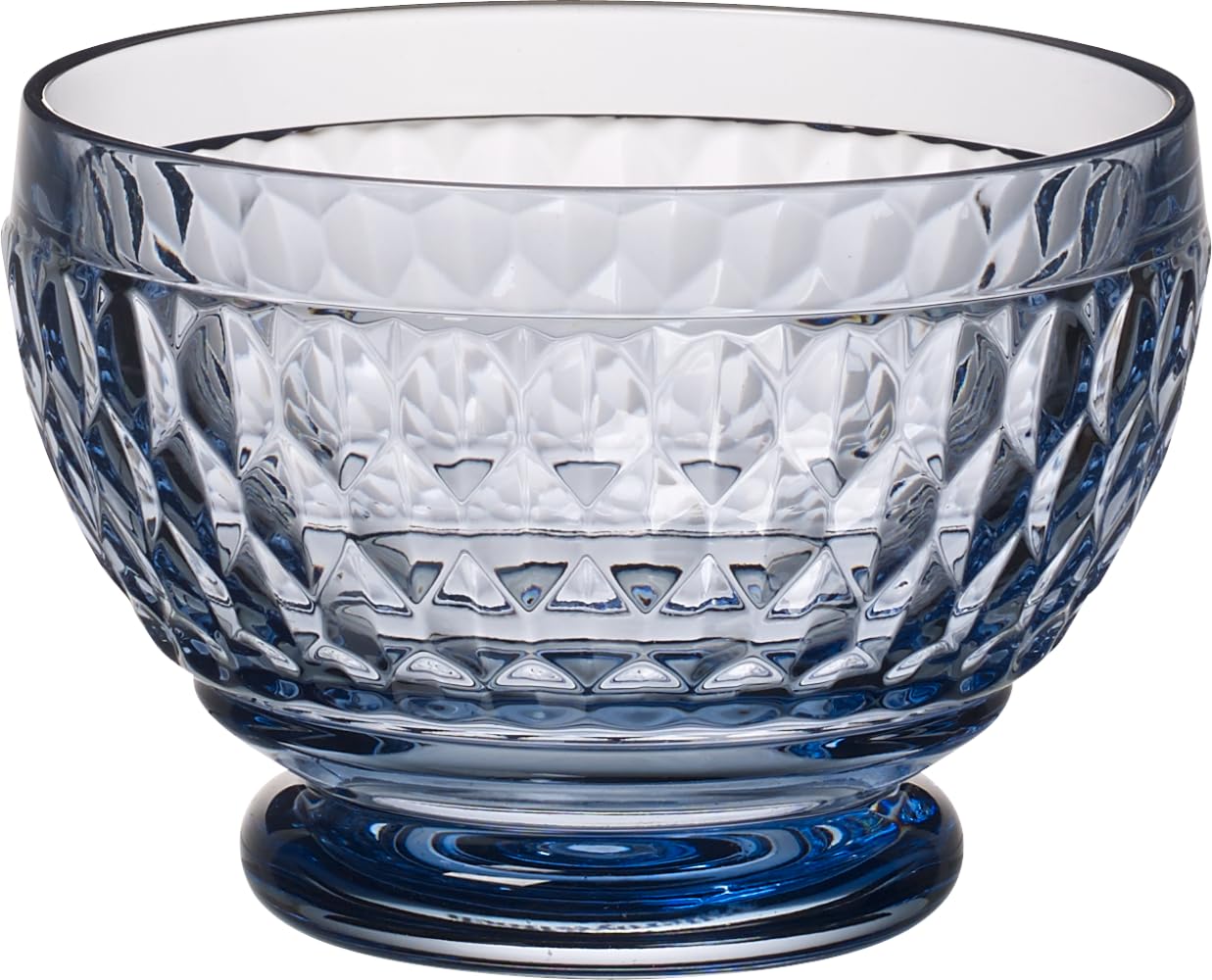 Villeroy & Boch Boston Glass Bowl Set Of 4, Blue