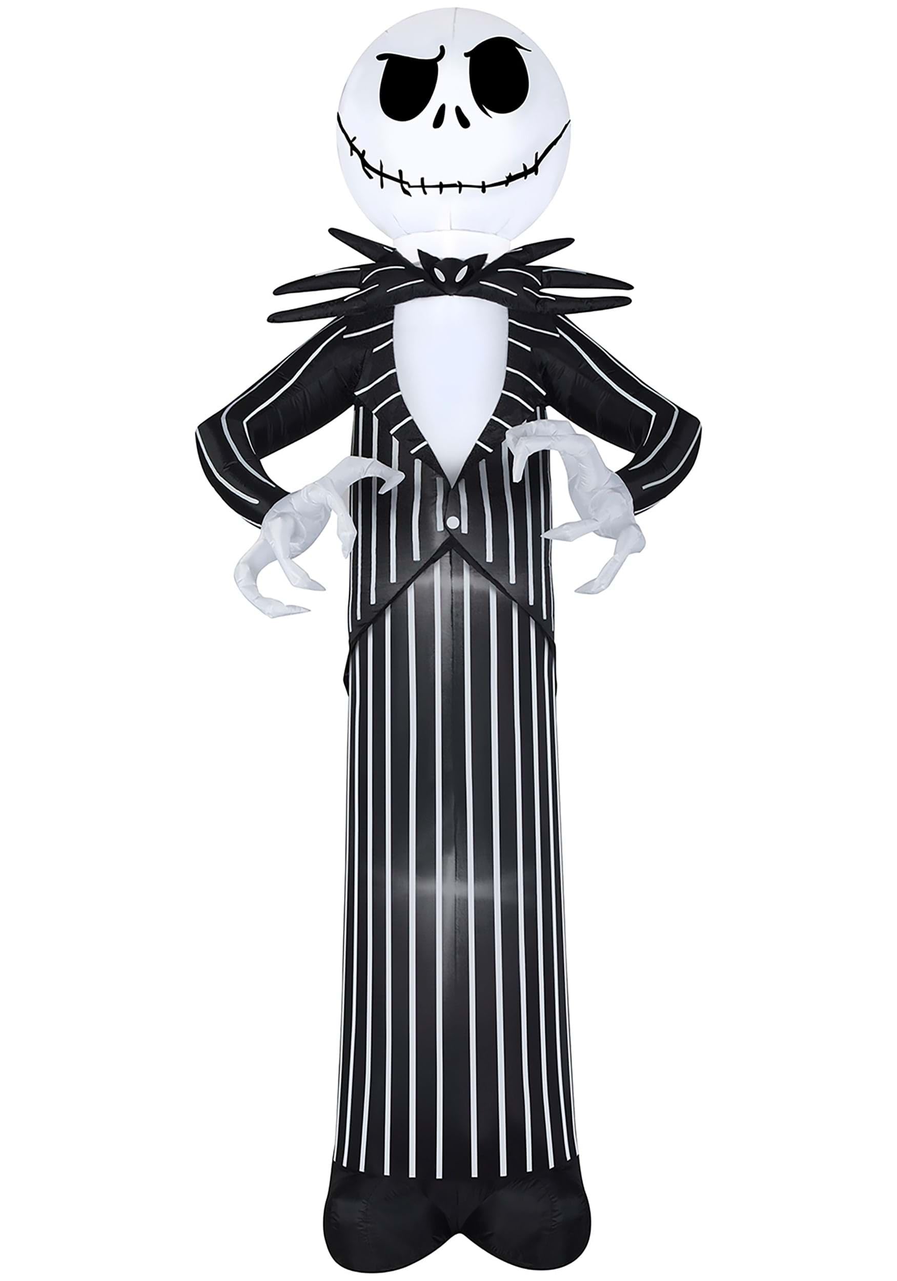 Gemmy Industries Nightmare Before Christmas Jack Skellington 10ft Inflatable Halloween Decoration Standard