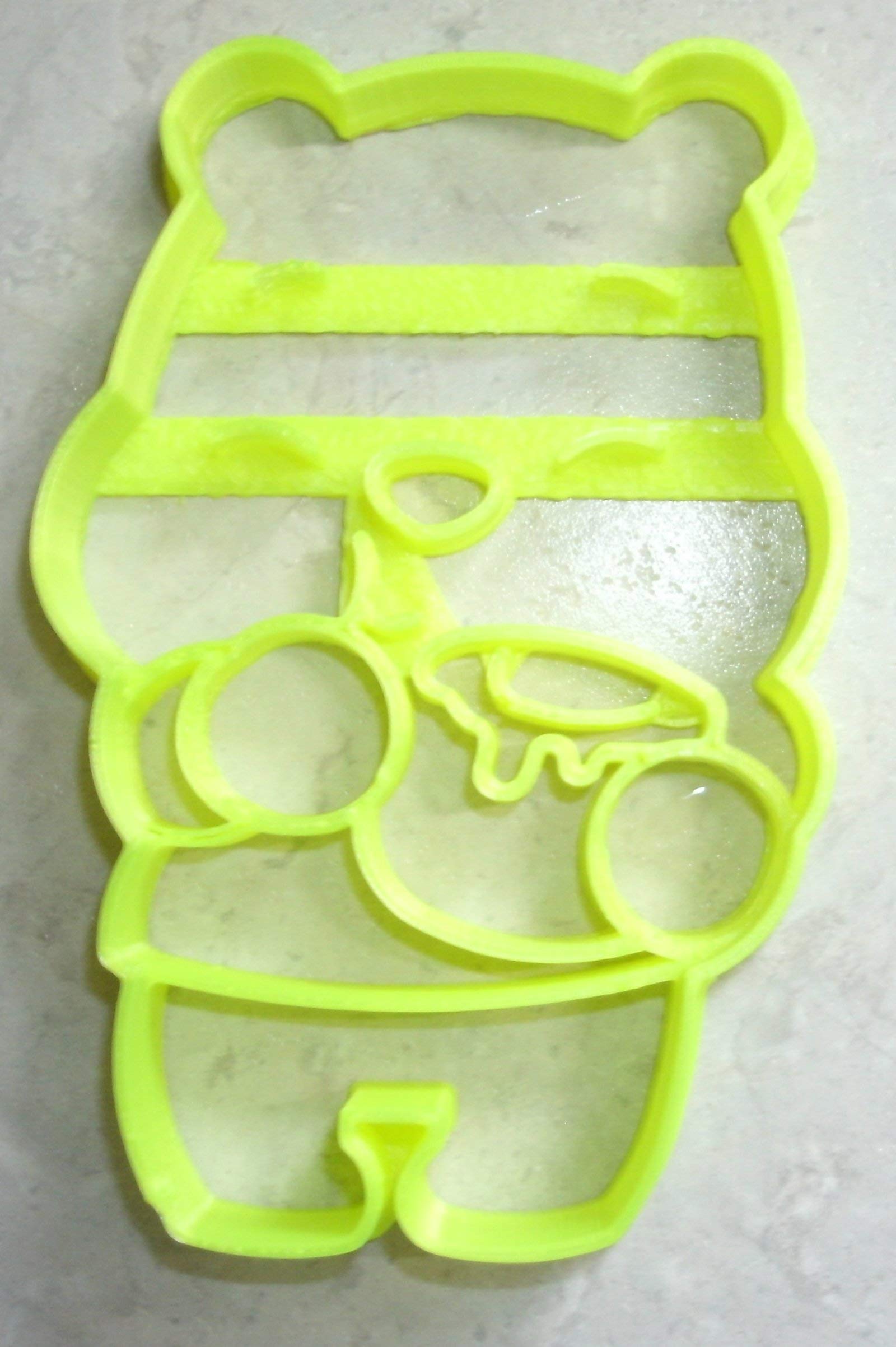 Winnie The Pooh Standing Holding Honey Hunny Pot Detailed Cookie Cutter Made In Usa Pr2374