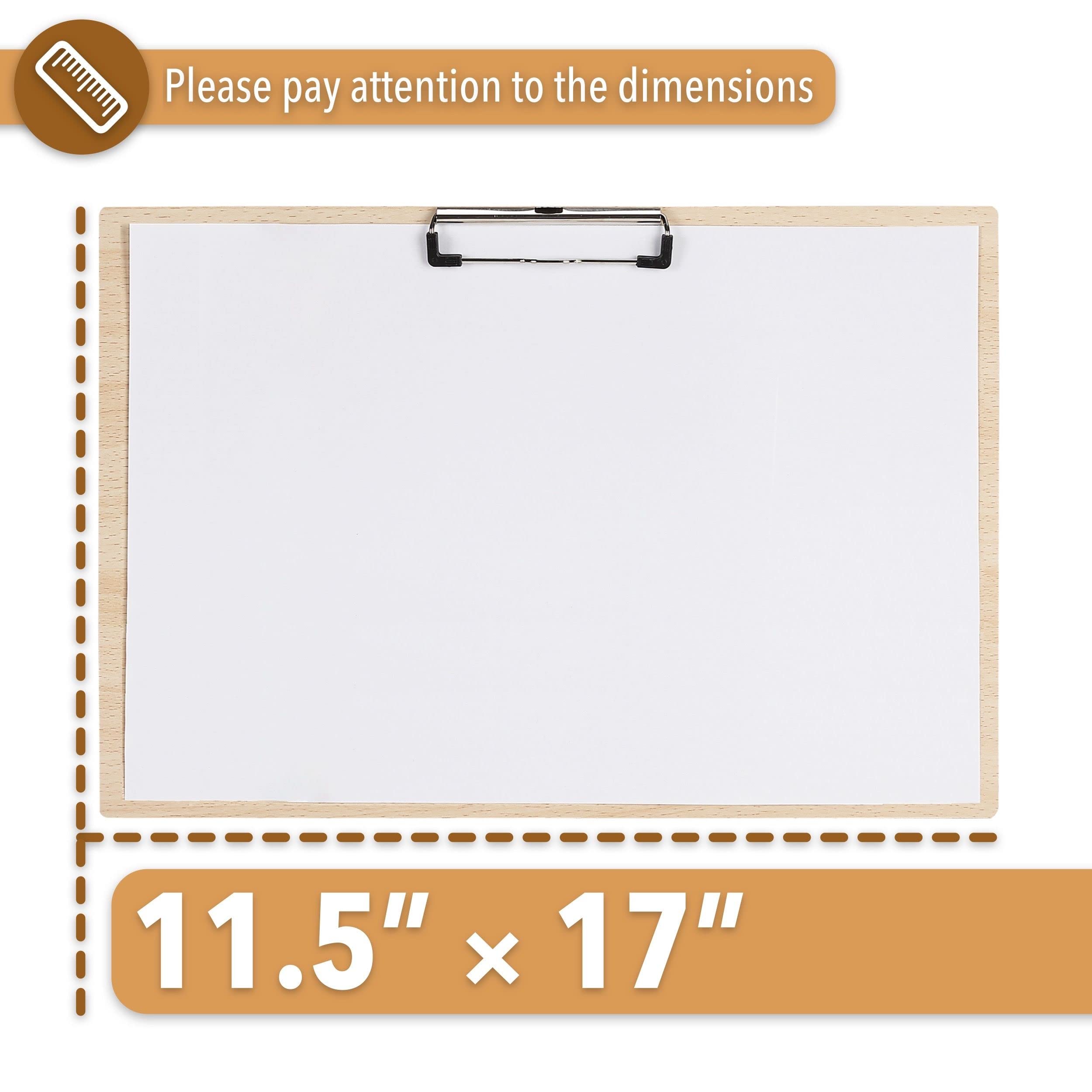 Mr Pen- Clipboard, 115X17 Inches, Horizontal Wooden Clipboard, Extra Large Clipboard, Horizontal Clipboard, Art Clipboard, Drawi