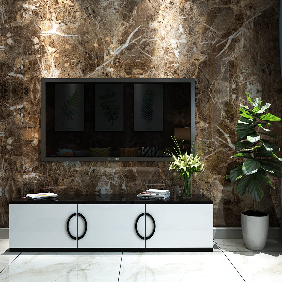 Totio Brown Marble Wallpaper Peel And Stick Countertop Granite Wallpaper Waterproof Self Adhesive Contact Paper Removable Vinyl