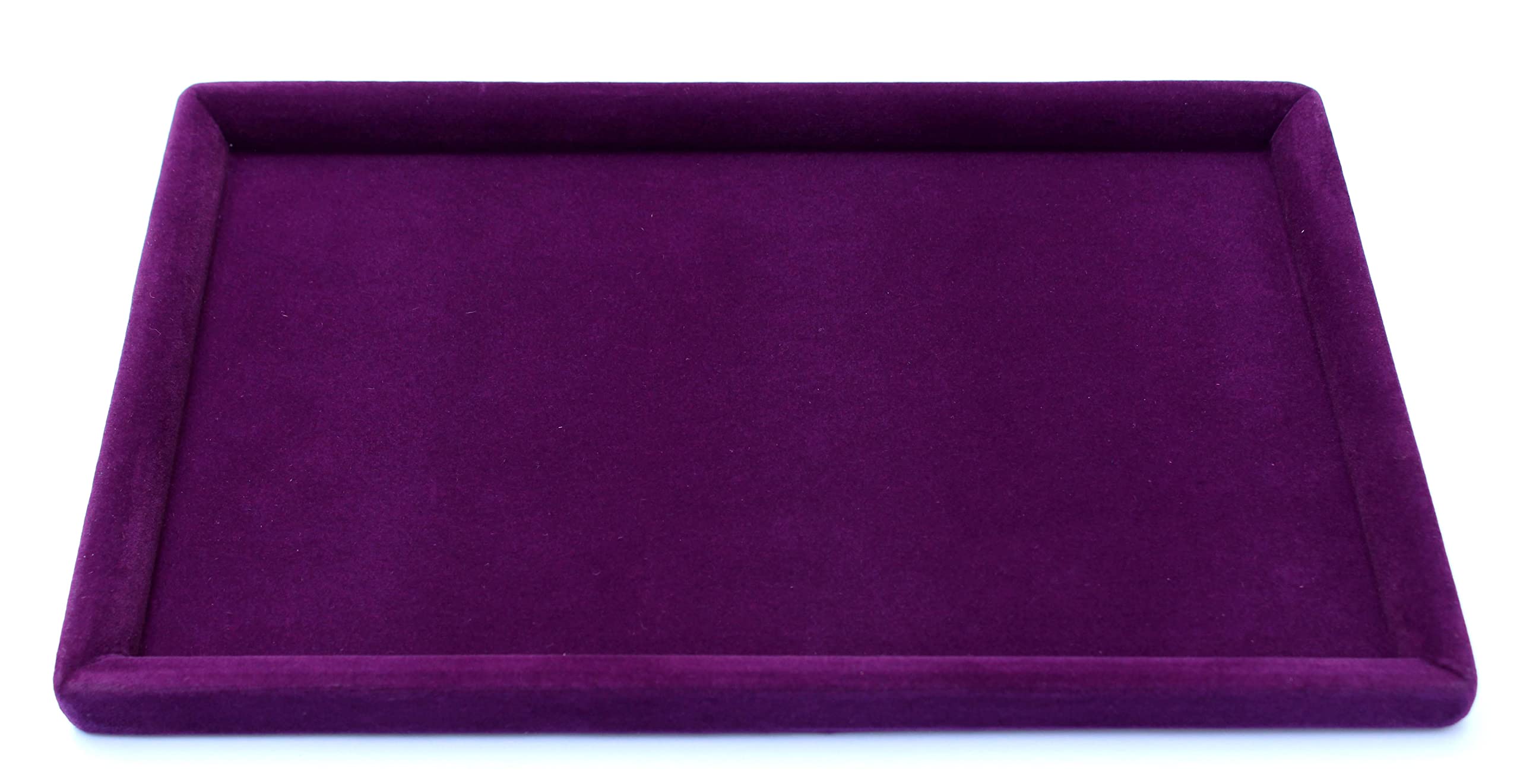 Girija Purple 14X10 Velvet Display Tray