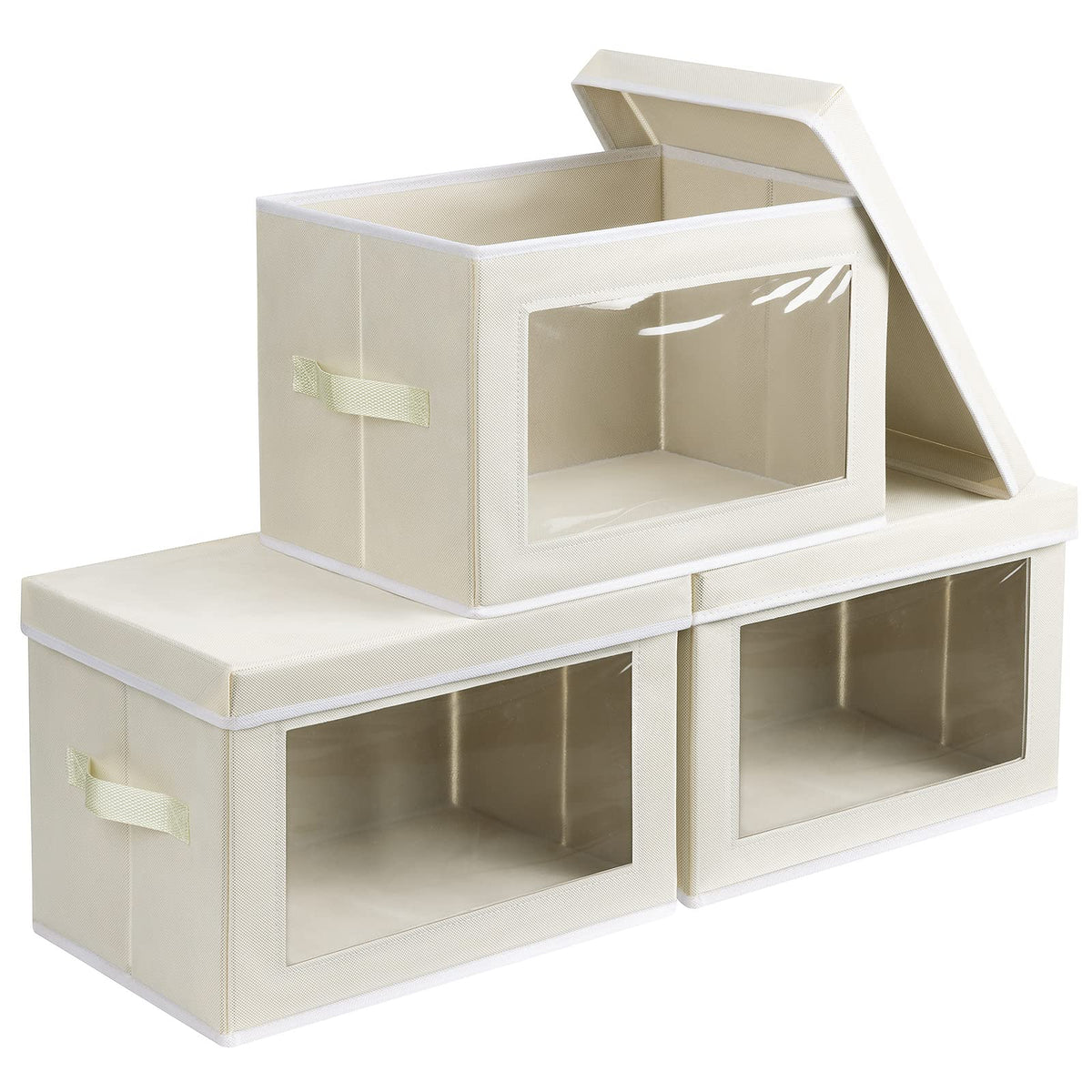 homsorout Closet Storage Bins with Lids Fabric Storage Cubes Bins for ...