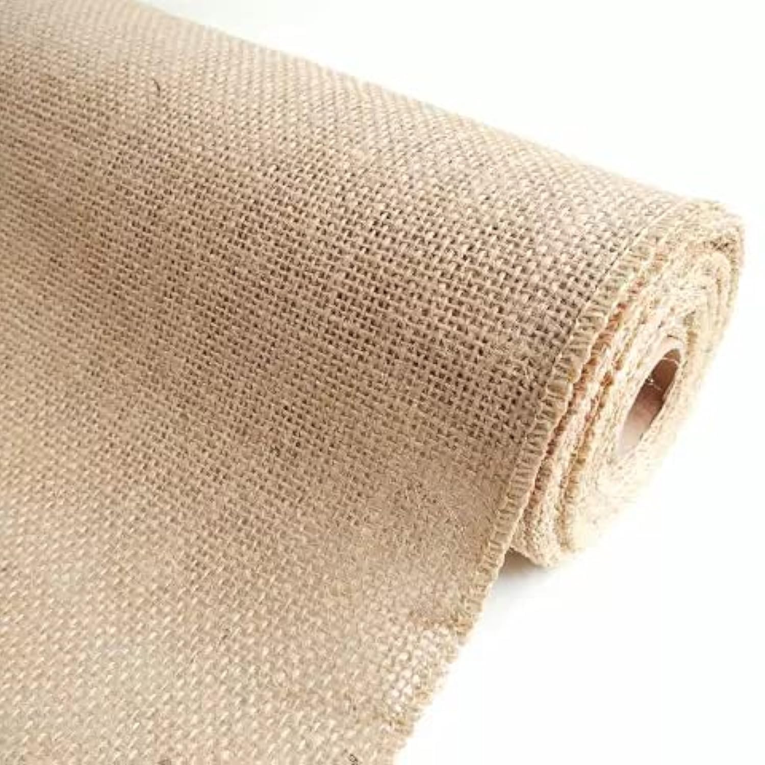 Home Buy Burlap Jute Hessian Roll (with one Sided Laminated) for Table Runner, Wedding, Party, New Year and Christmas Decoration